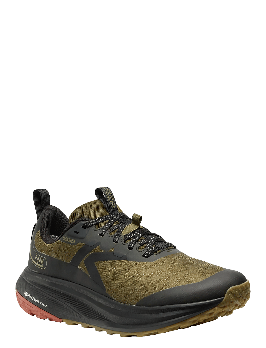KEEN - KE ROAM WP M-DARK - niedriger schnitt - dark olive-burnt brick - 0