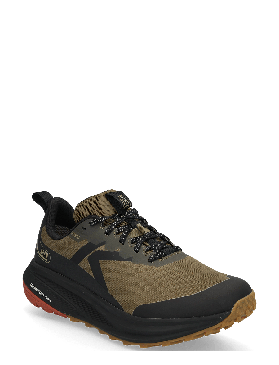 KEEN - KE ROAM WP M-DARK - låga sneakers - dark olive-burnt brick - 0