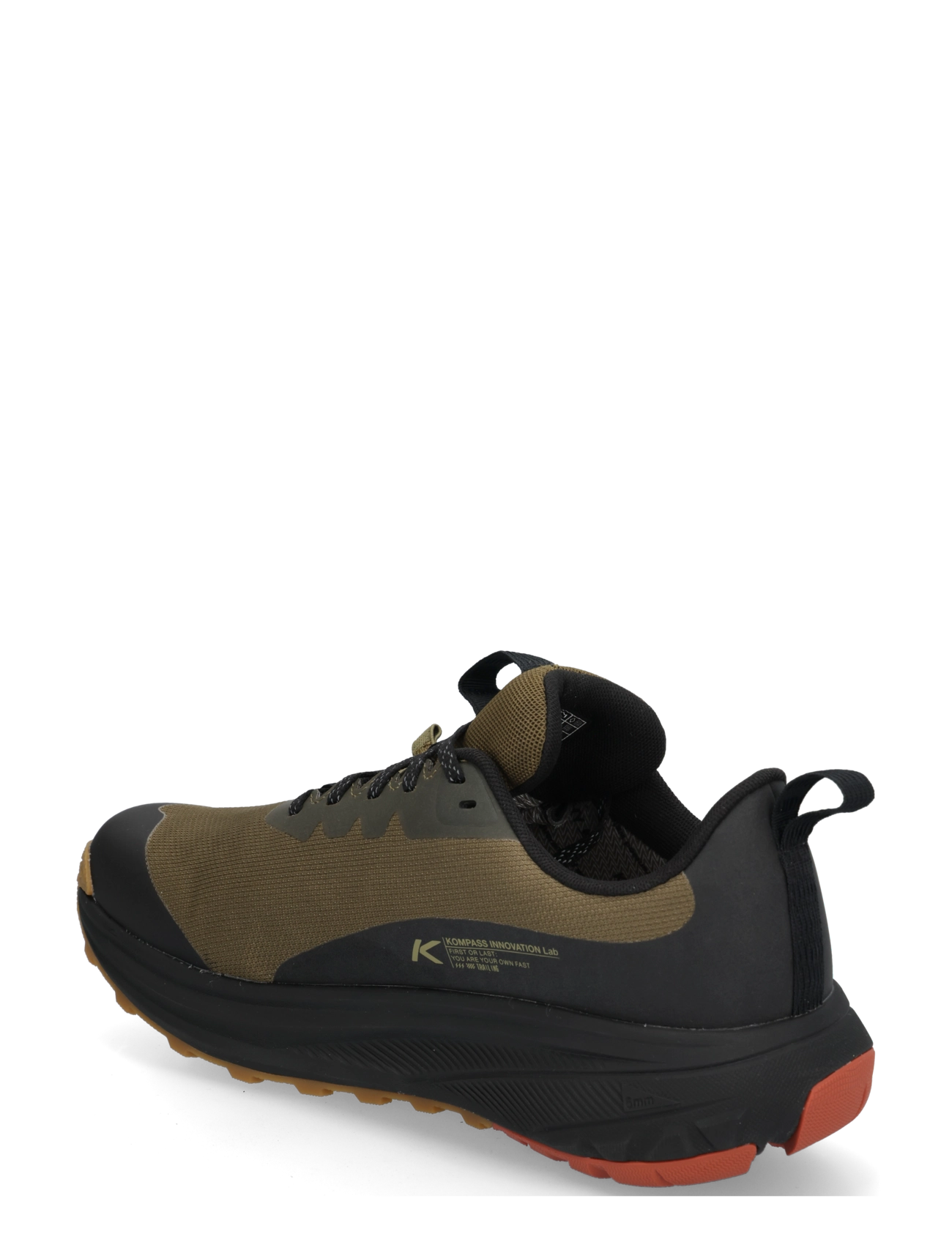 KEEN - KE ROAM WP M-DARK - låga sneakers - dark olive-burnt brick - 1