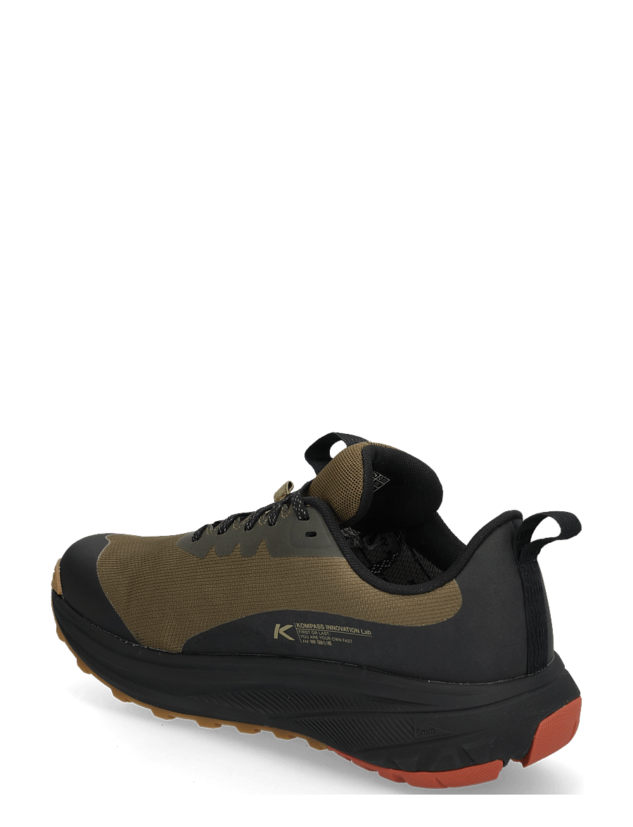 KEEN - KE ROAM WP M-DARK - låga sneakers - dark olive-burnt brick - 1