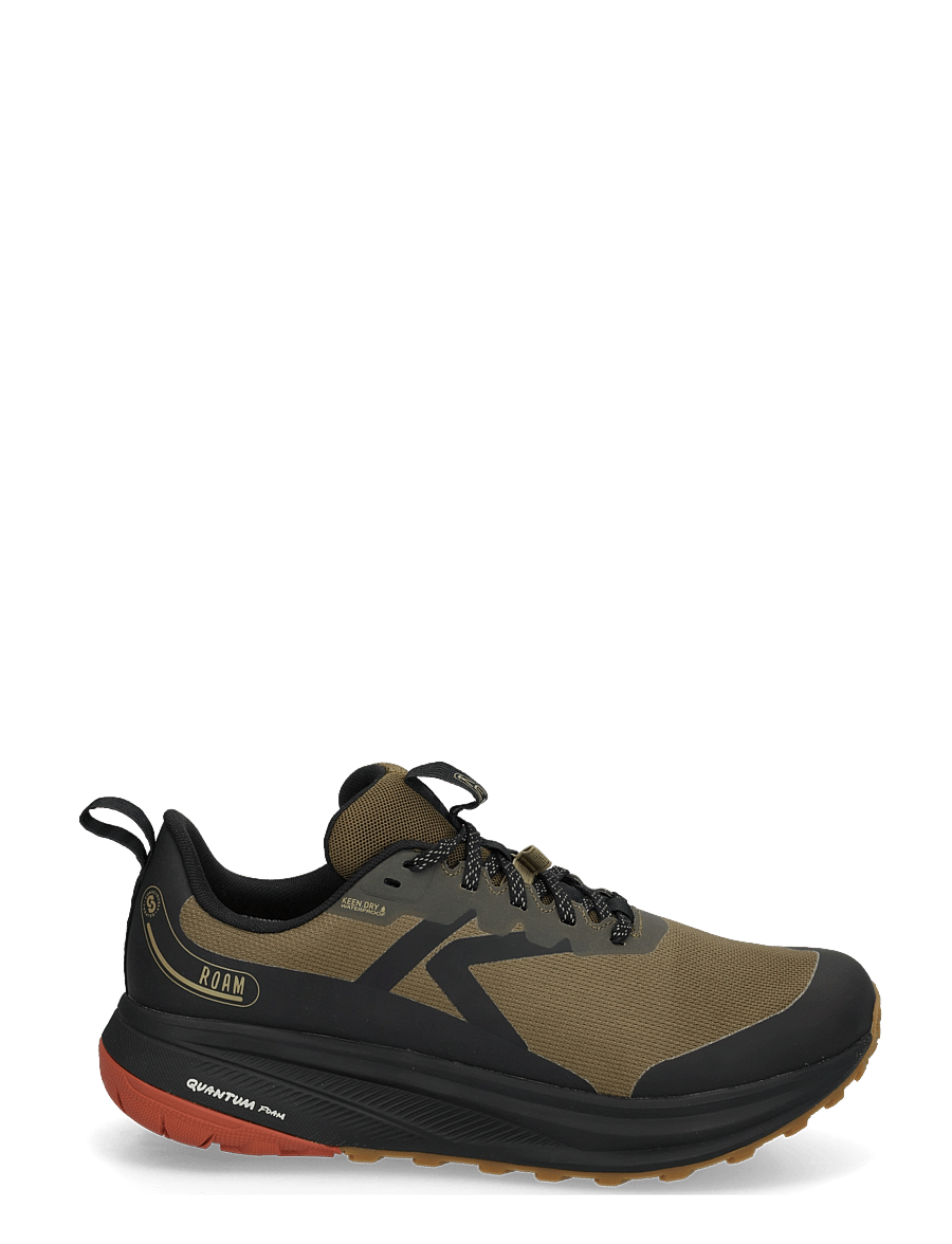 KEEN - KE ROAM WP M-DARK - låga sneakers - dark olive-burnt brick - 2