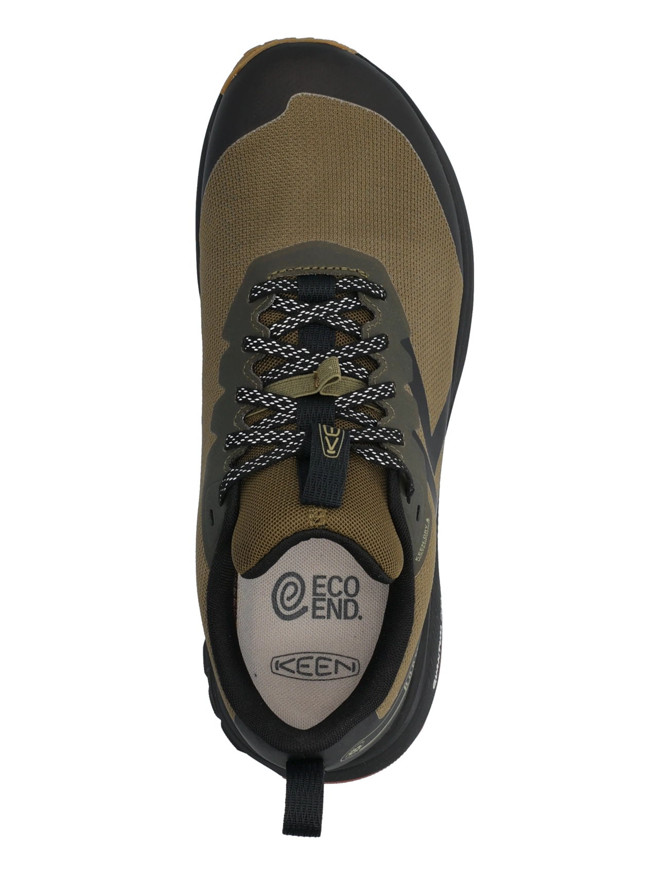 KEEN - KE ROAM WP M-DARK - låga sneakers - dark olive-burnt brick - 3