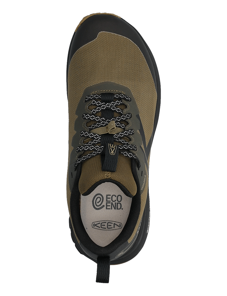 KEEN - KE ROAM WP M-DARK - låga sneakers - dark olive-burnt brick - 3
