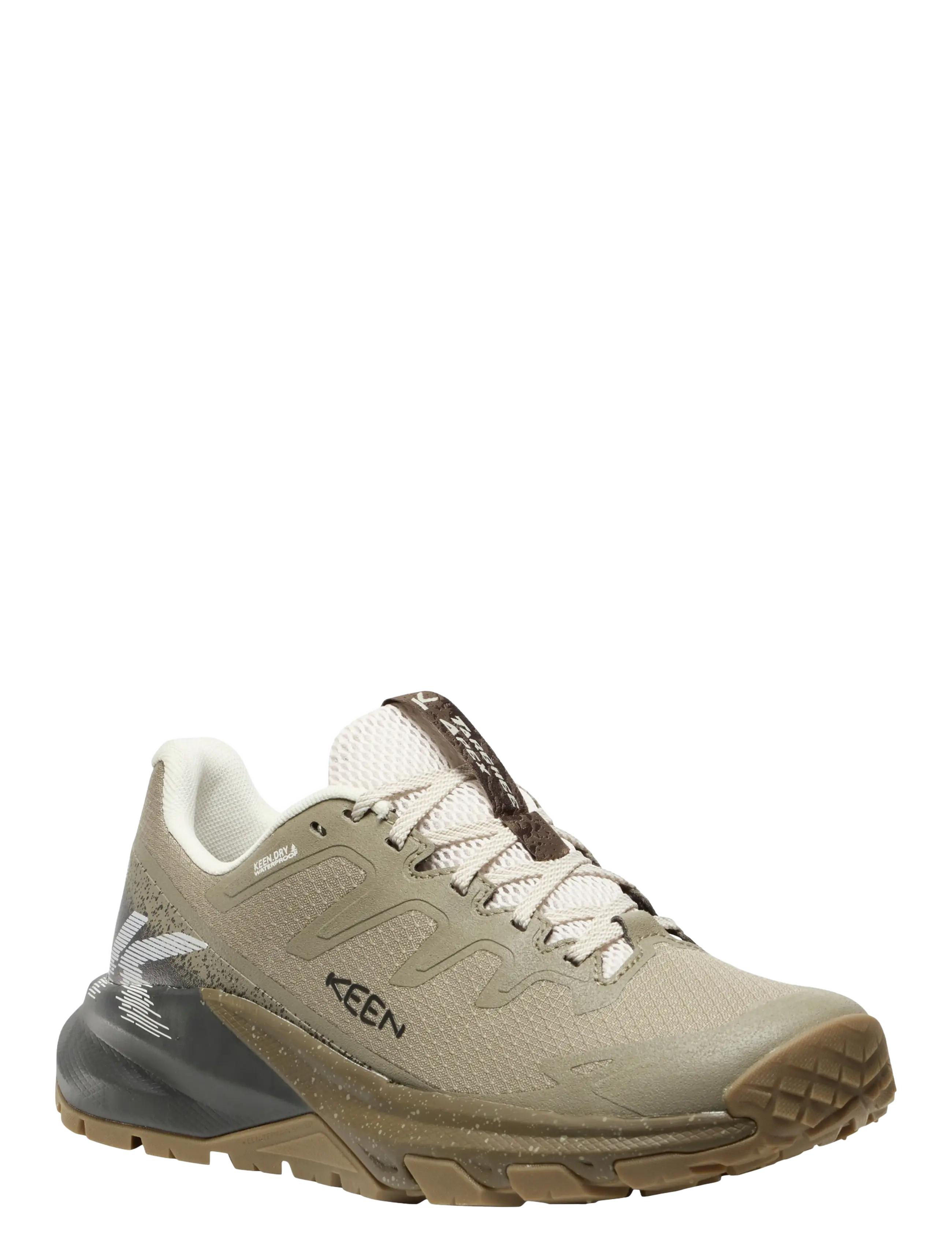 KEEN KE TARGHEE APEX WP - Sko - BRINDLE-PEACH BLUSH / khaki/green