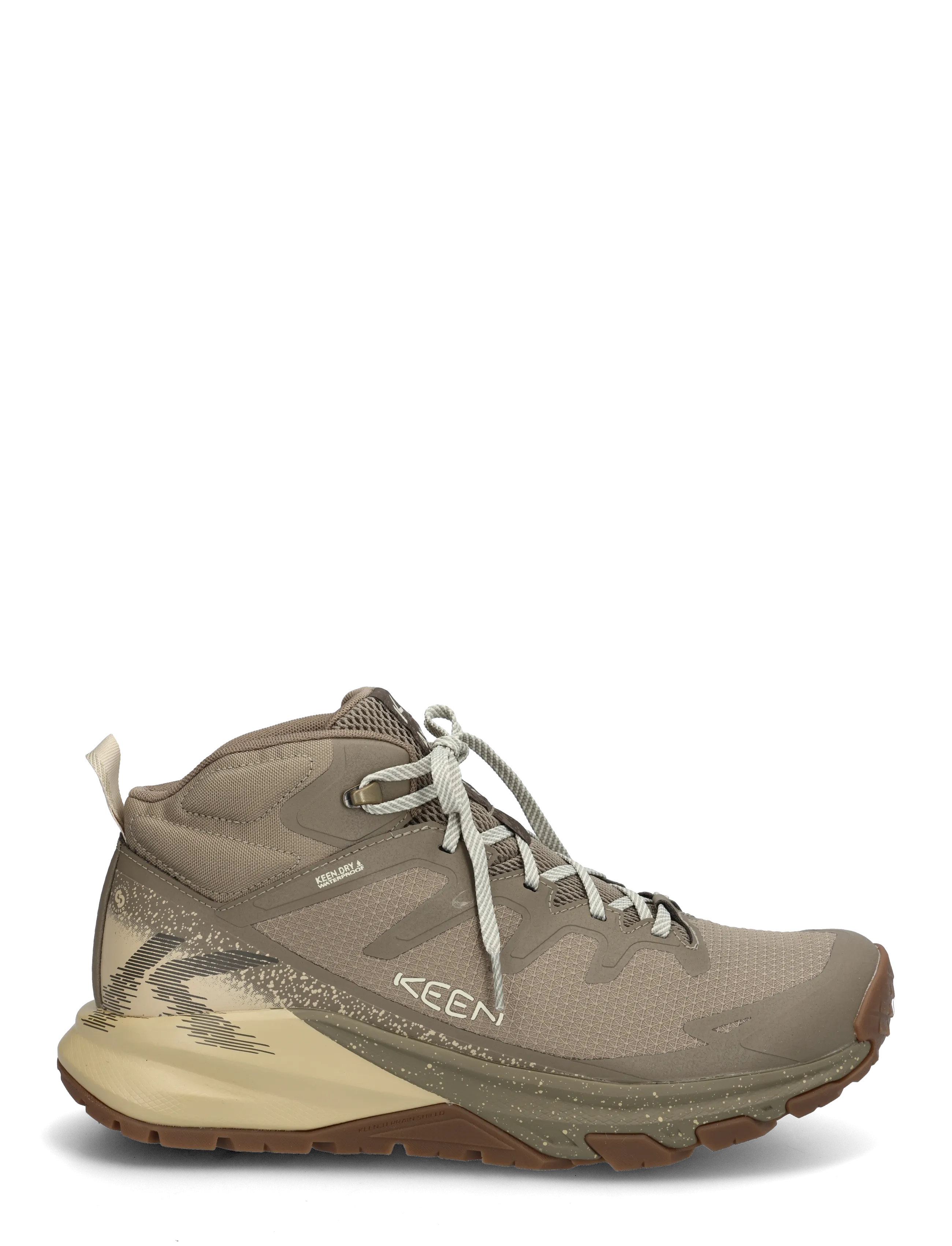 KEEN - KE TARGHEE APEX MID WP - pārgājienu apavi - brindle-safari - 2