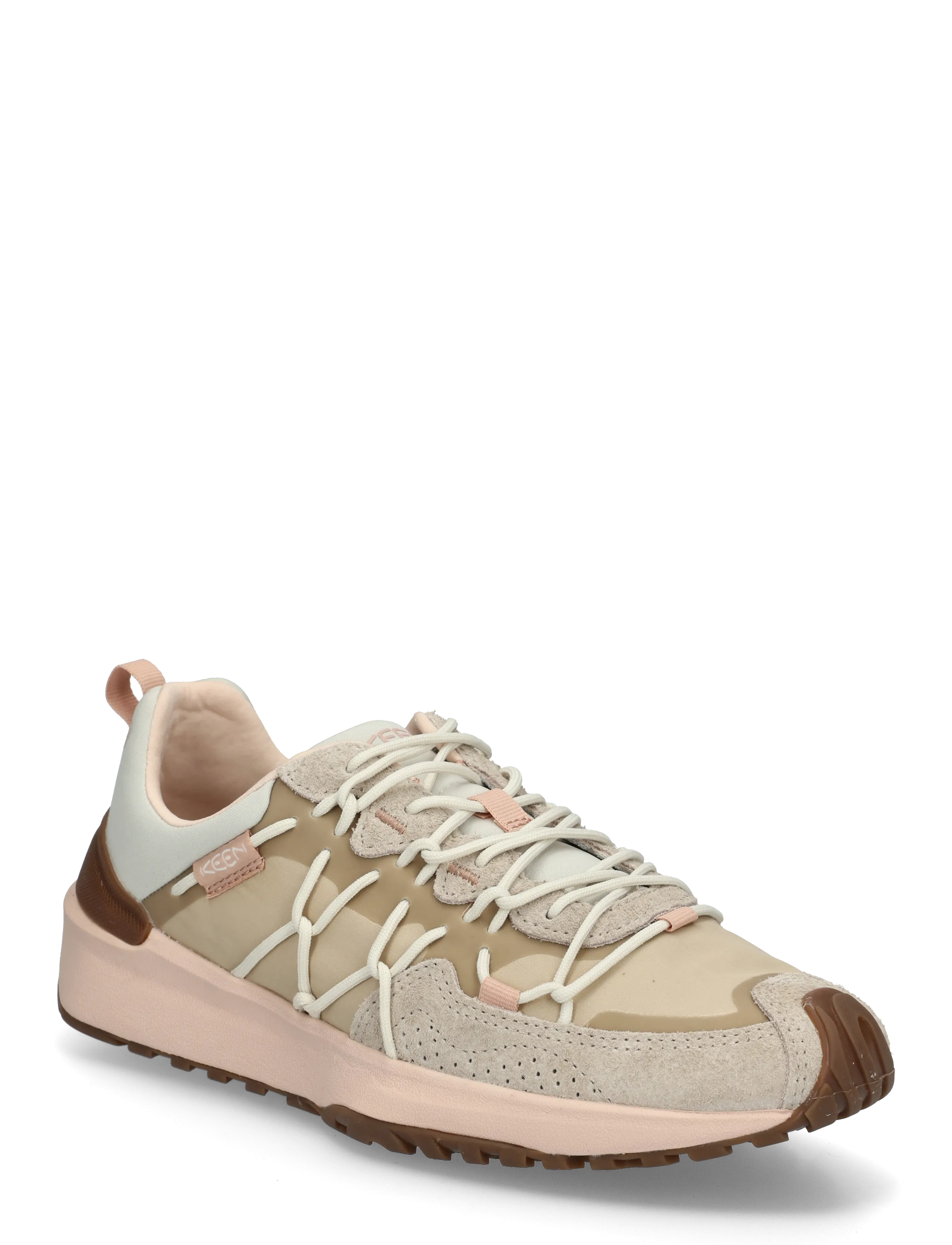 KEEN Ke Uneek Trekker W-Plaza, Damen, Trekkingsneaker, Beige, Gr: 36