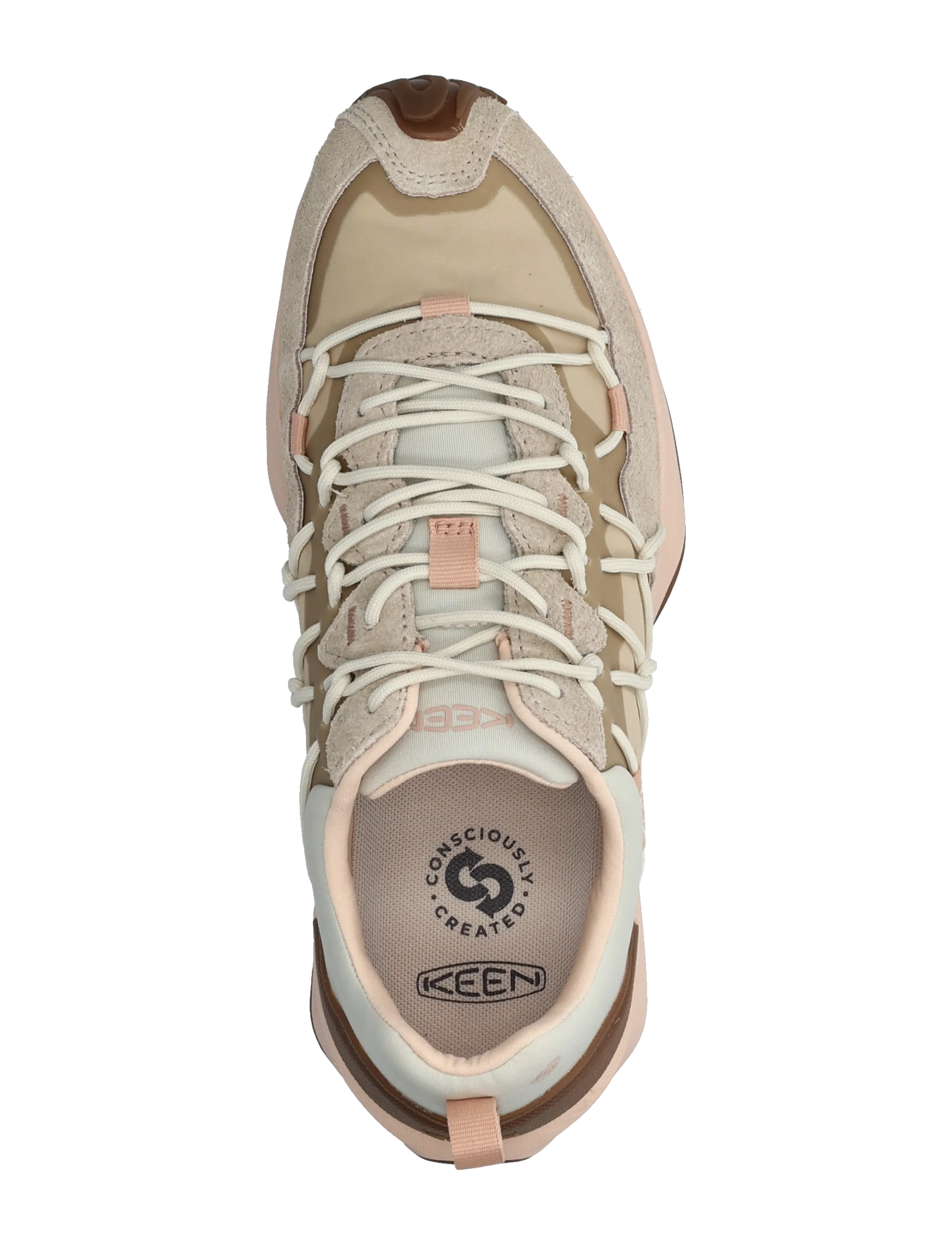 KEEN - KE UNEEK TREKKER W-PLAZA - niedrige sneakers - plaza taupe-cameo rose - 3