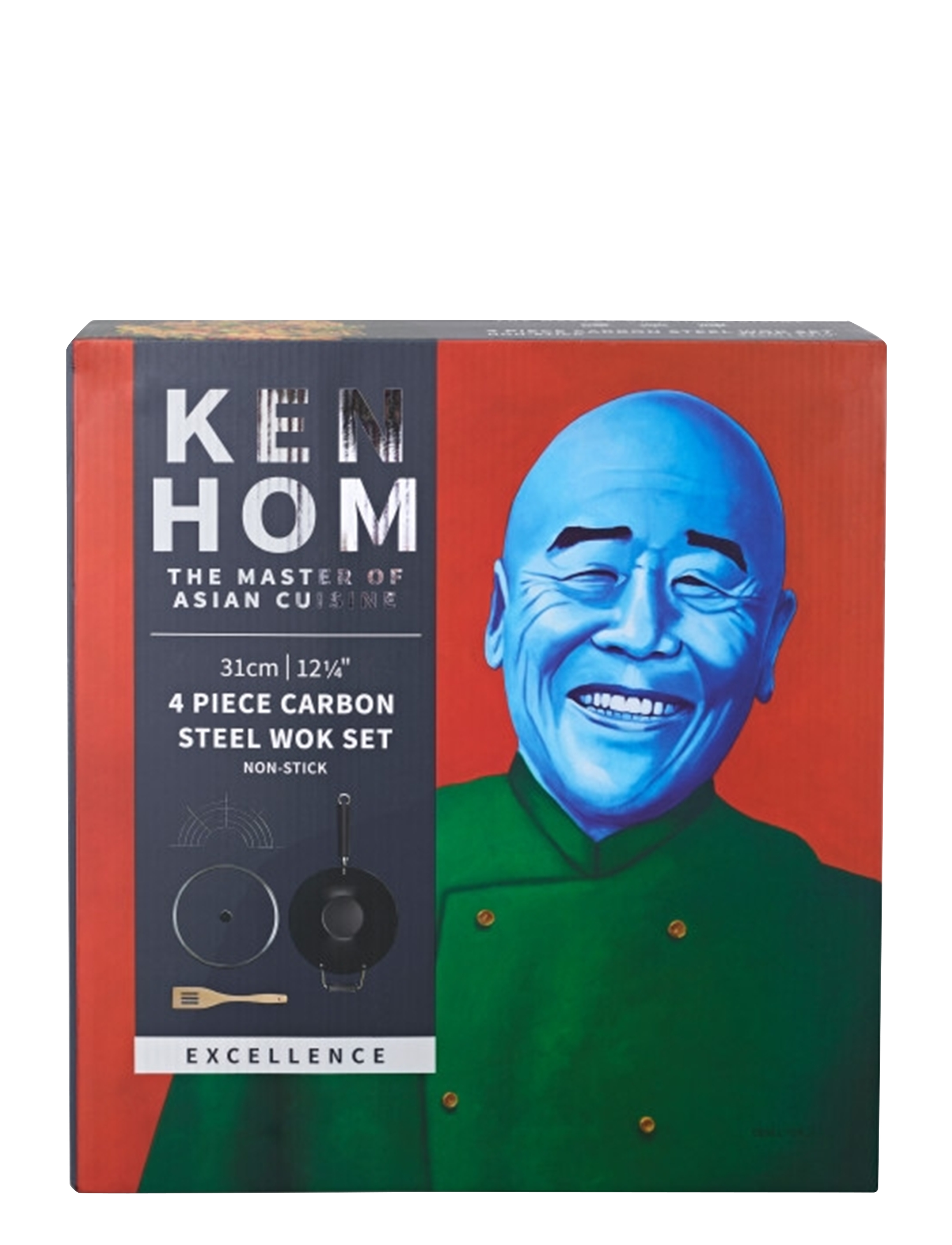 Ken Hom - WOK Set EXCELLENCE Ken Hom 3-PACK - woki - black - 2