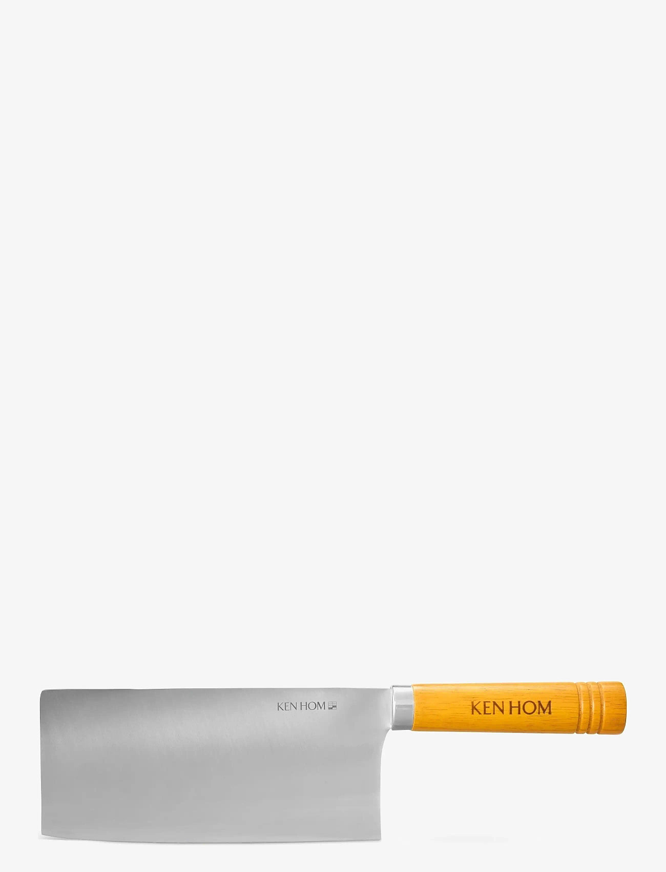 Ken Hom - Kniv Cleaver 18cm trähandtag Ken Hom - gemüsemesser - natur - silver - 0