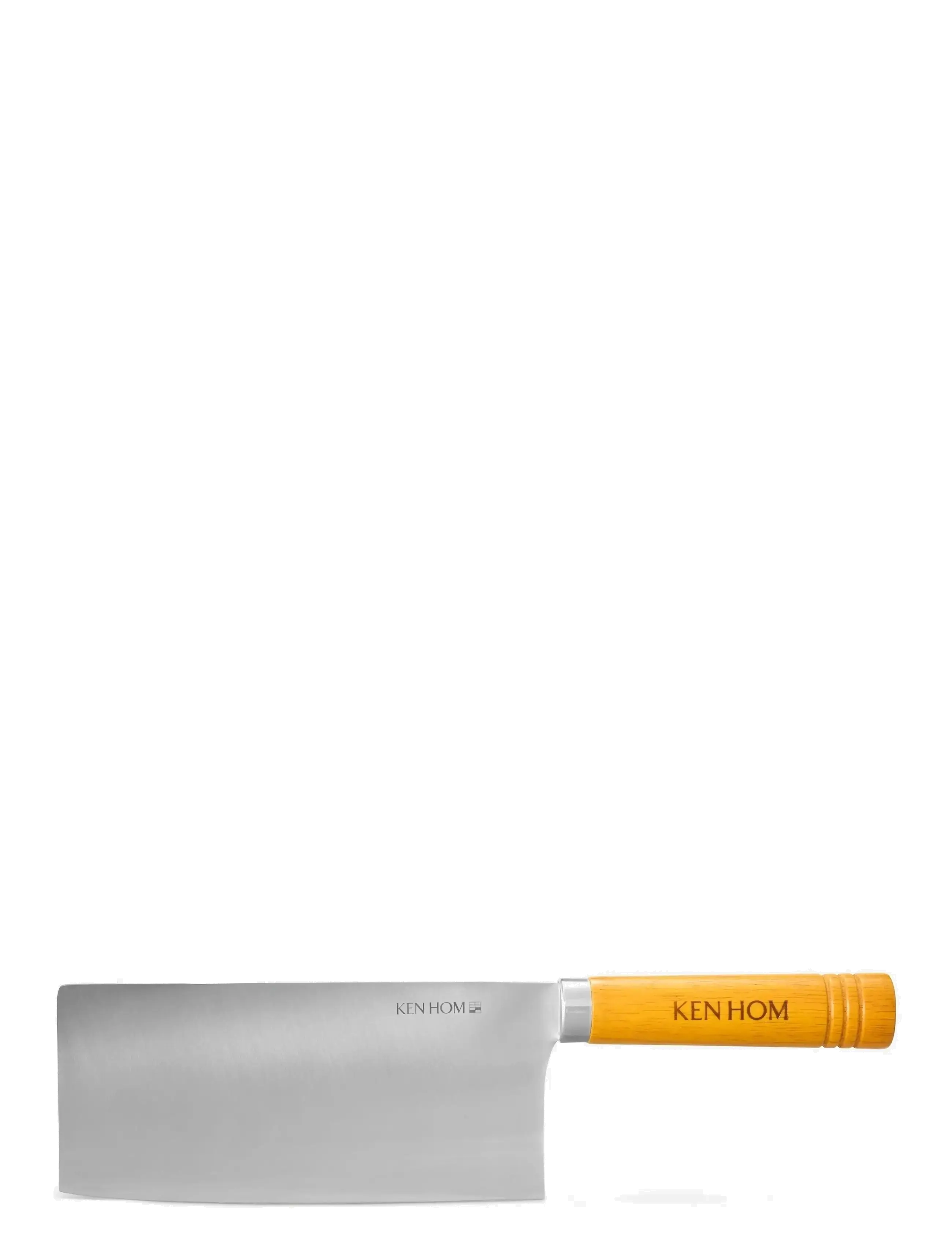 Ken Hom Kniv Cleaver 18cm trähandtag Ken Hom - Ken Hom - NATUR - SILVER / silver