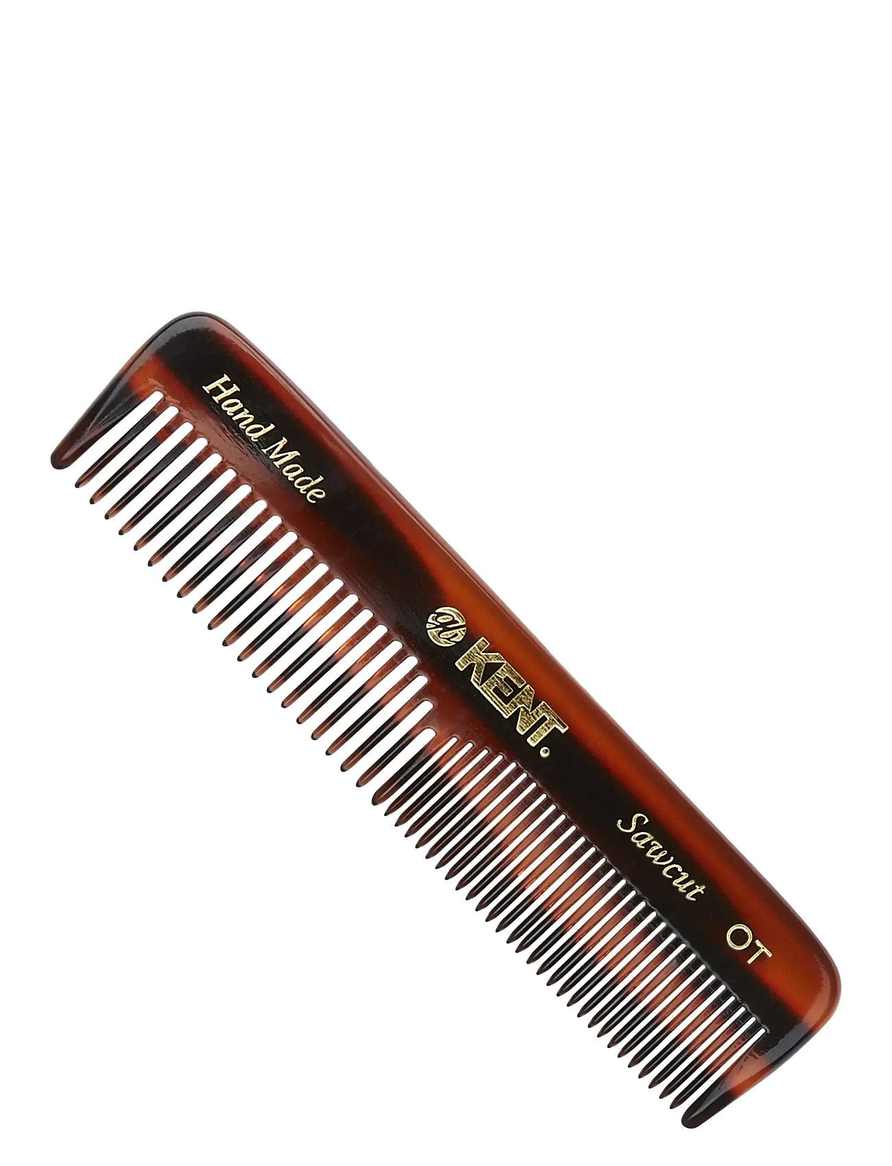 Kent Brushes Small Mens Pocketkam Coarse/Fine - Handmade - Brown - ONE SIZE