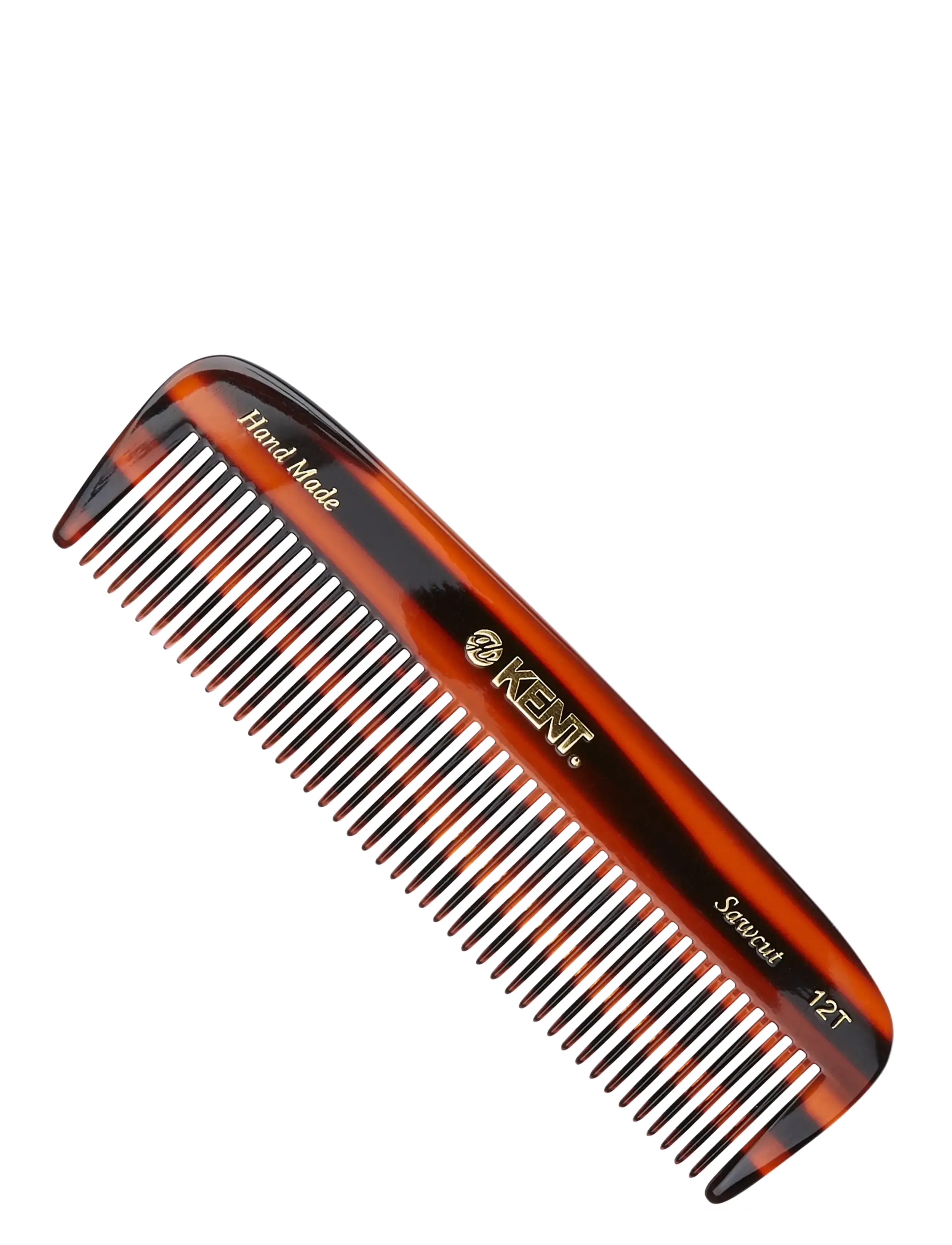 Kent Brushes Handmade Medium Sized Pocket Comb Coarse, One Size, Brown, Hair Brushes & Combs > Combs, Dame