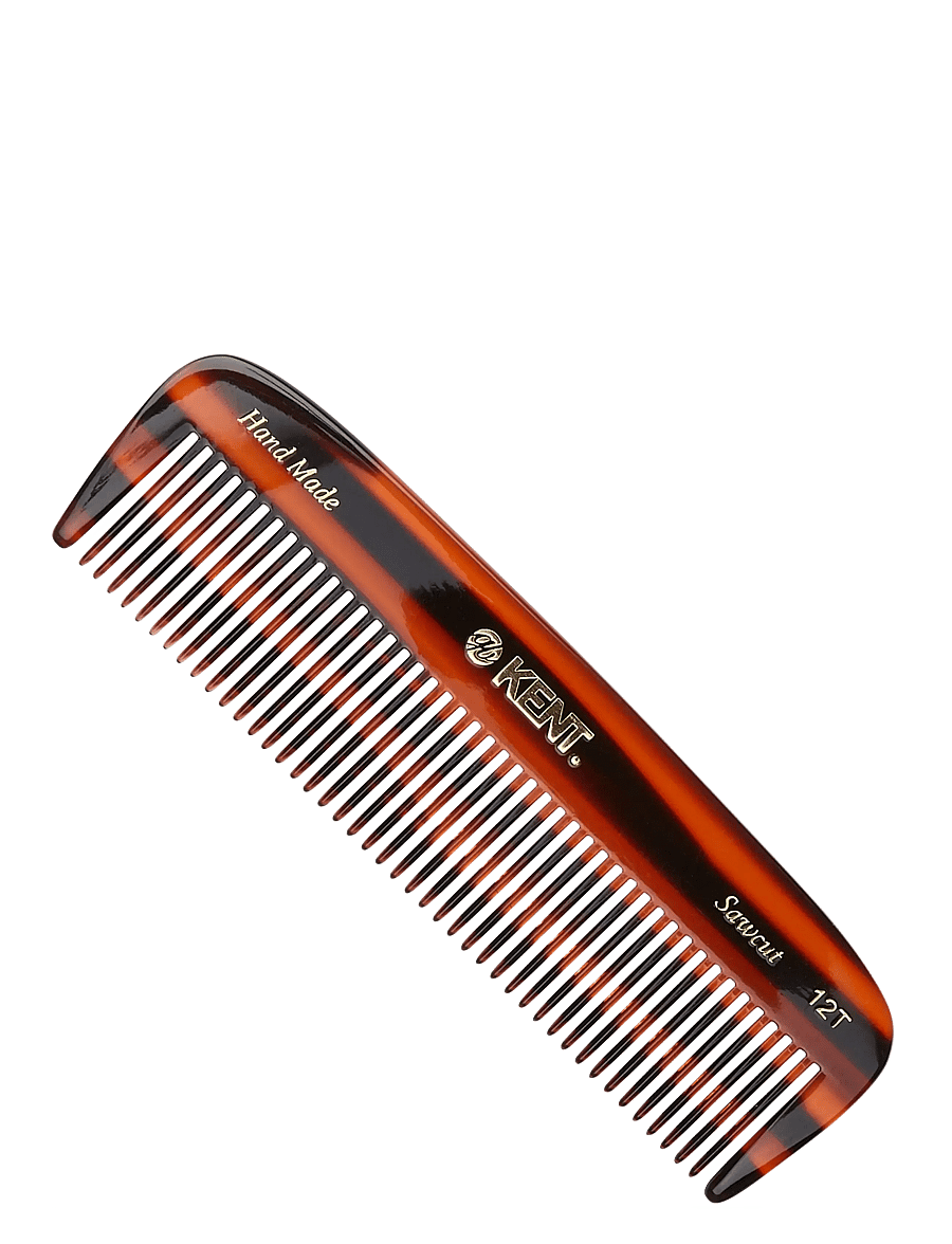 Kent Brushes - Handmade Medium Sized Pocket Comb Coarse - kammat - brown - 0