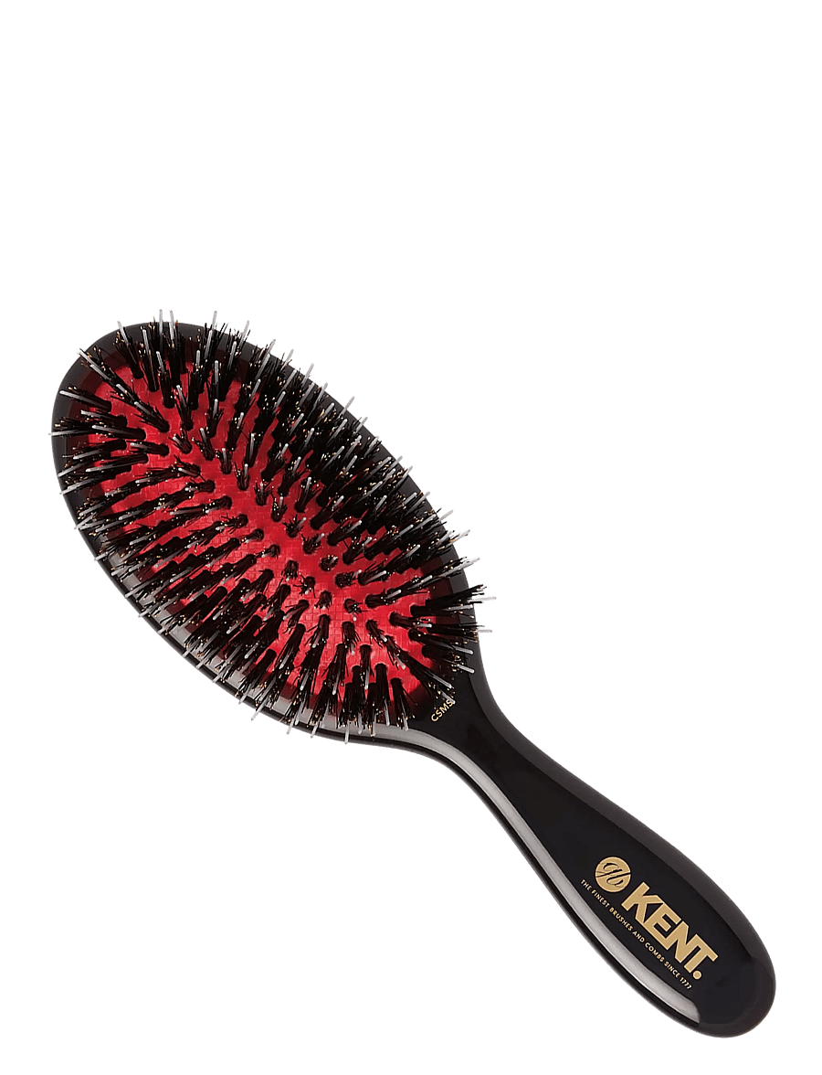 Kent Brushes - Classic Shine Small Black Porcupine Mixed Bristle Hairbrush - paddelbørster - black - 0