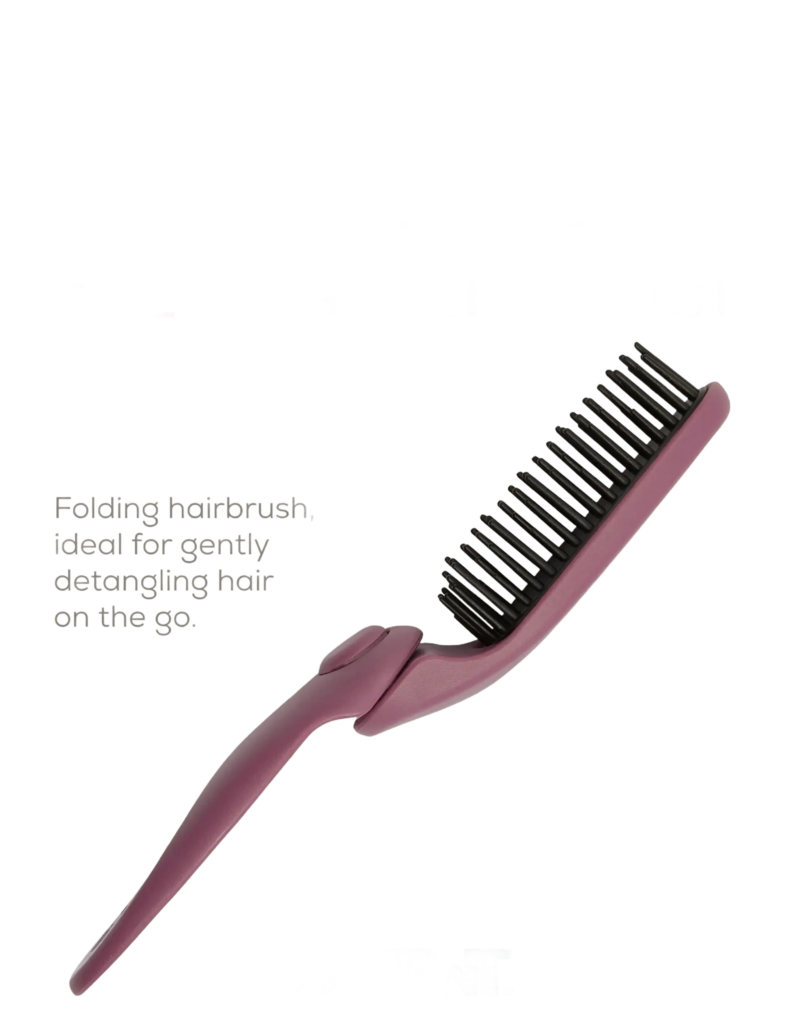 Kent Brushes - CREATE Folding Hairbrush - udredningsbørster - pink - 4