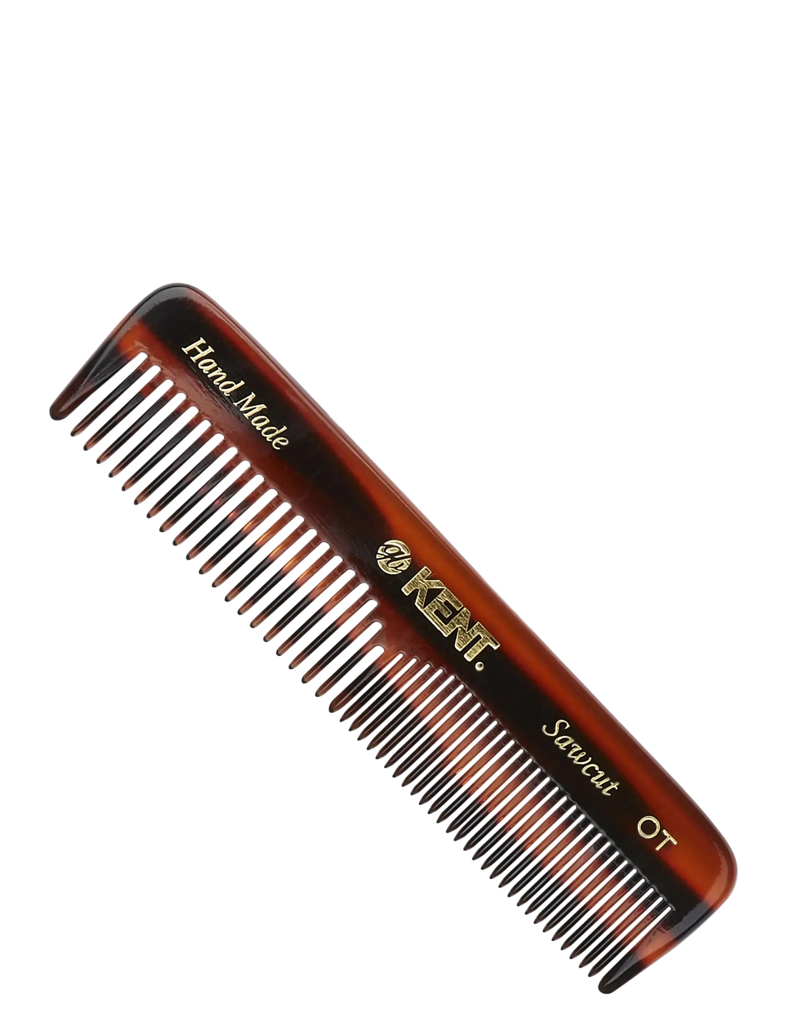 Kent Brushes Small Mens Pocketkam Coarse/Fine - Handmade, One Size, Brown, Styling > Kamme Og Børster, Herre