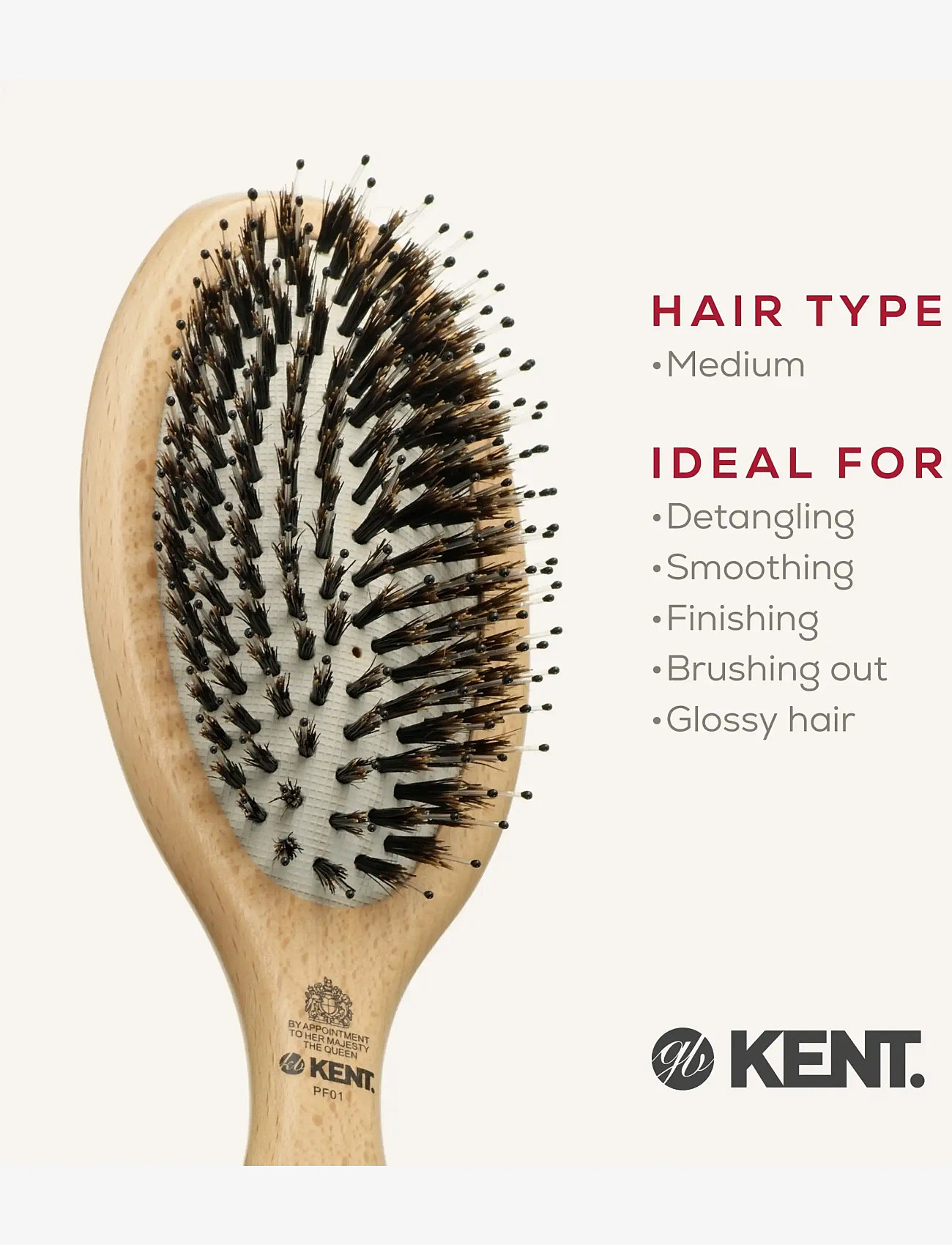 Kent Brushes - Large Rubber Pad Brush - brown - 1