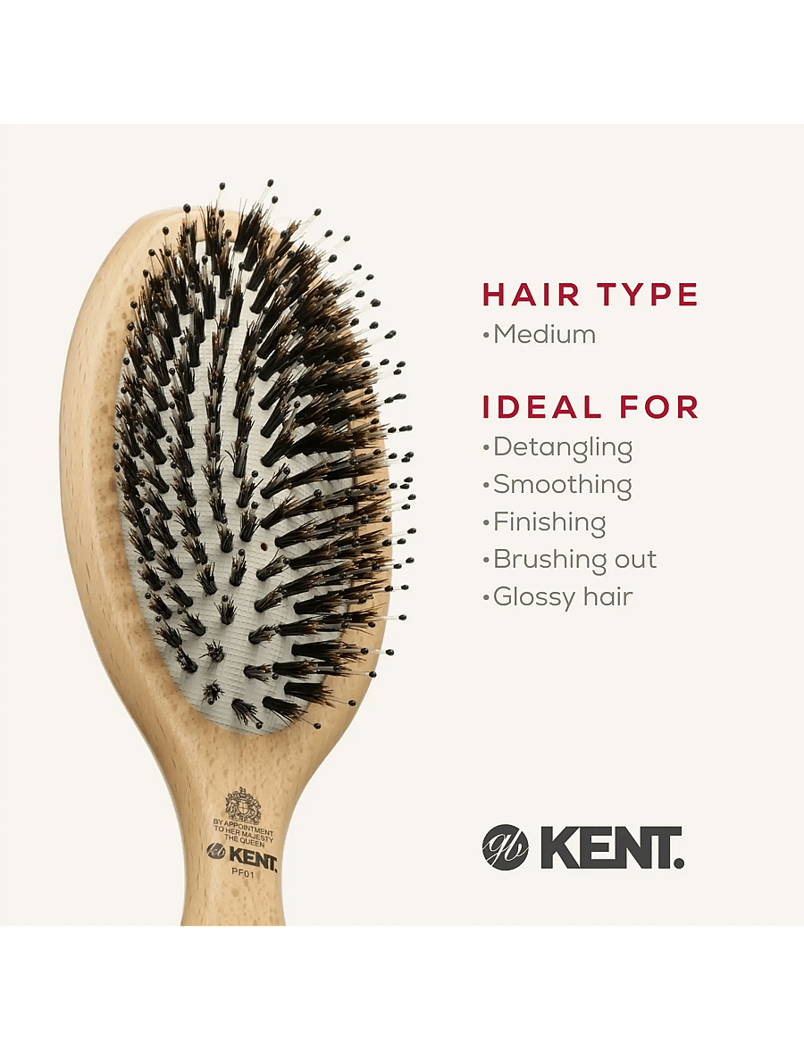 Kent Brushes - Large Rubber Pad Brush - paddelborste - brown - 1