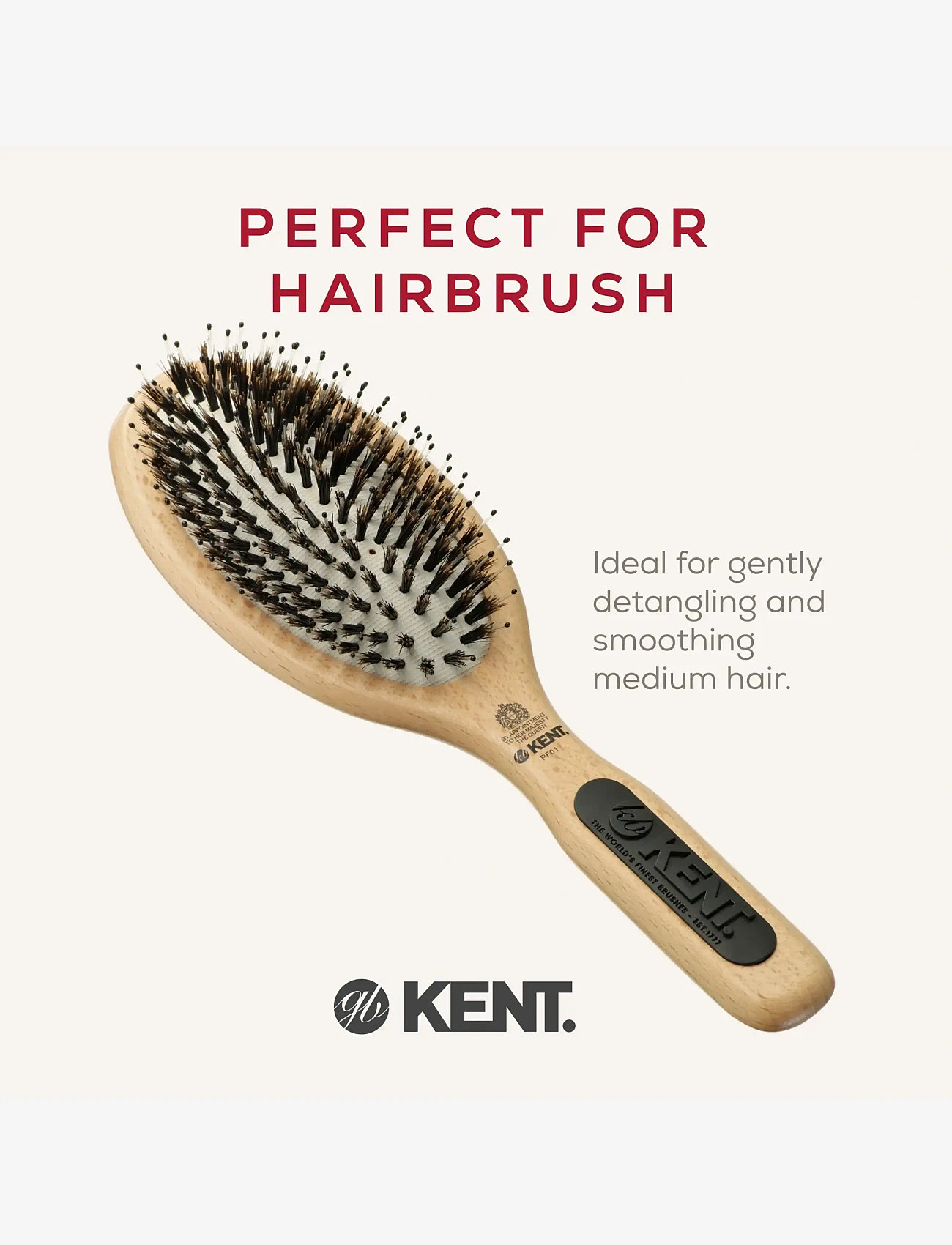 Kent Brushes - Large Rubber Pad Brush - brown - 2