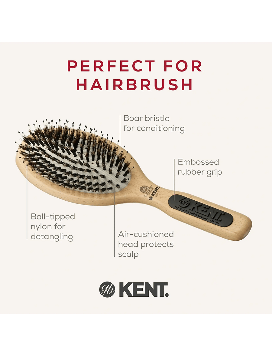 Kent Brushes - Large Rubber Pad Brush - paddelborste - brown - 3