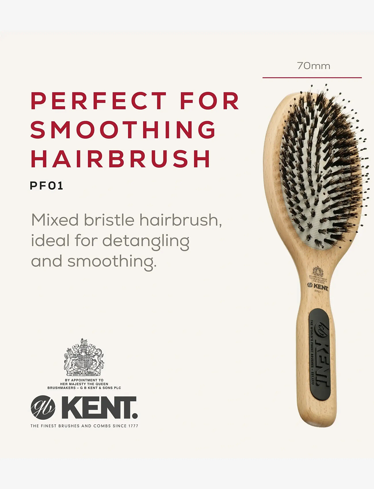 Kent Brushes - Large Rubber Pad Brush - brown - 4