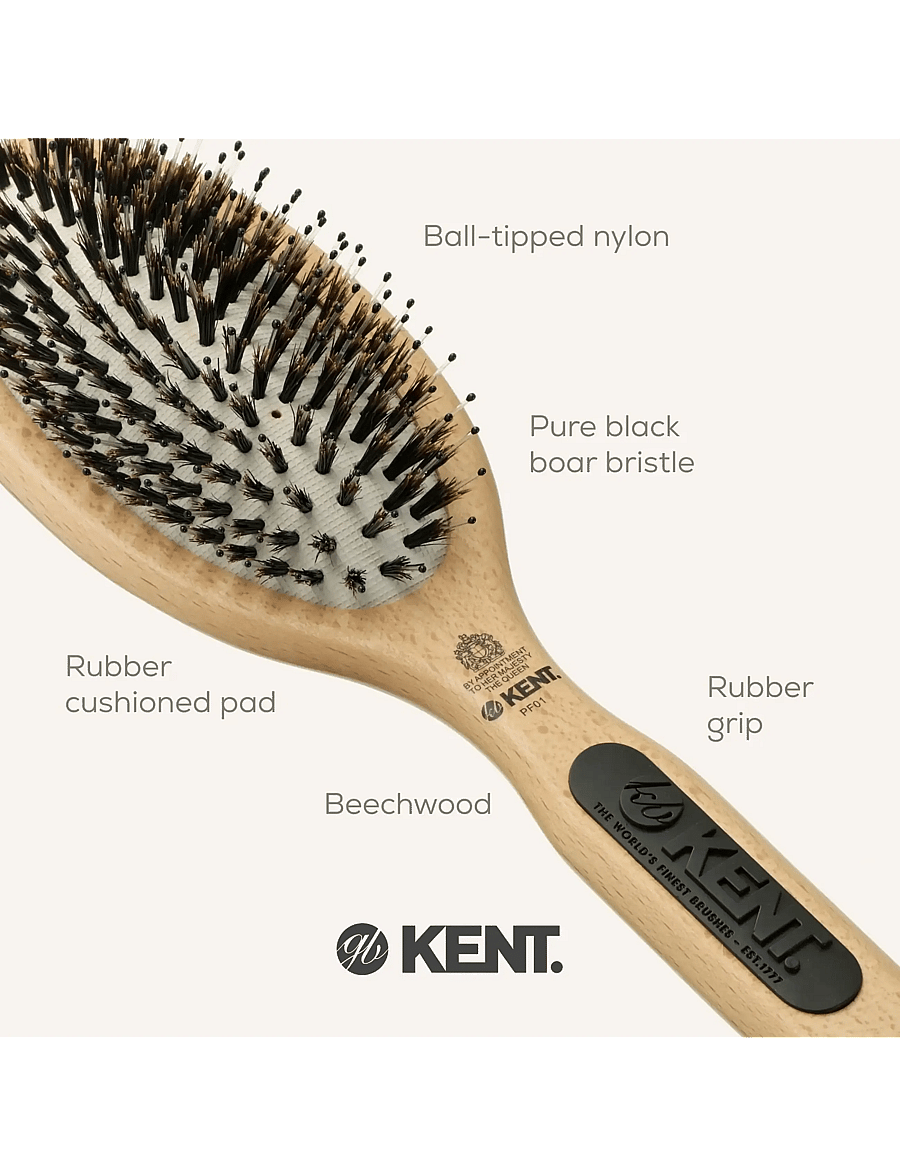 Kent Brushes - Large Rubber Pad Brush - paddelborste - brown - 5