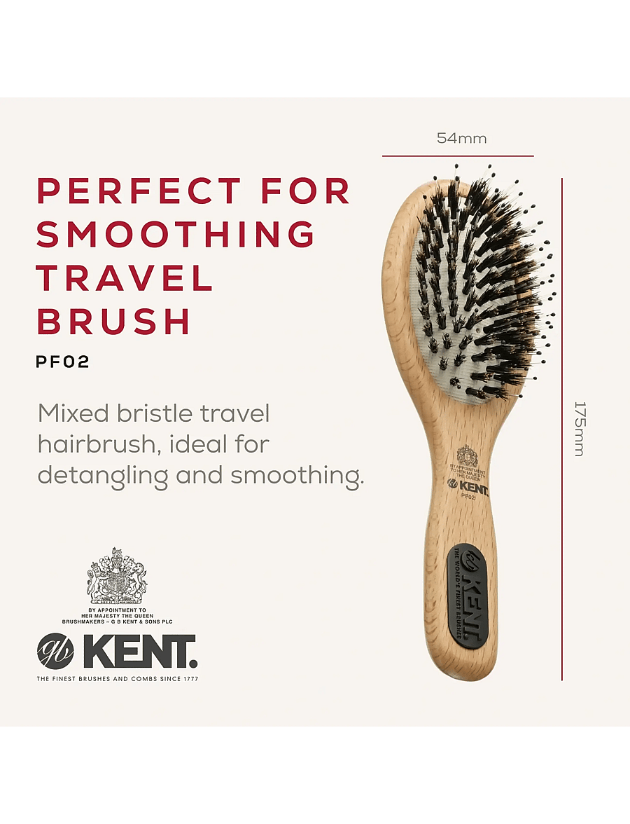 Kent Brushes - Small Porcupine Brush - kammat - brown - 1