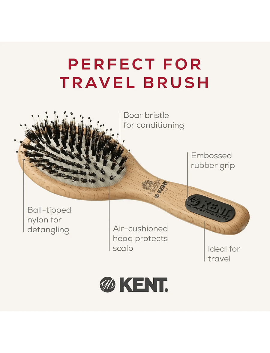 Kent Brushes - Small Porcupine Brush - kammat - brown - 2