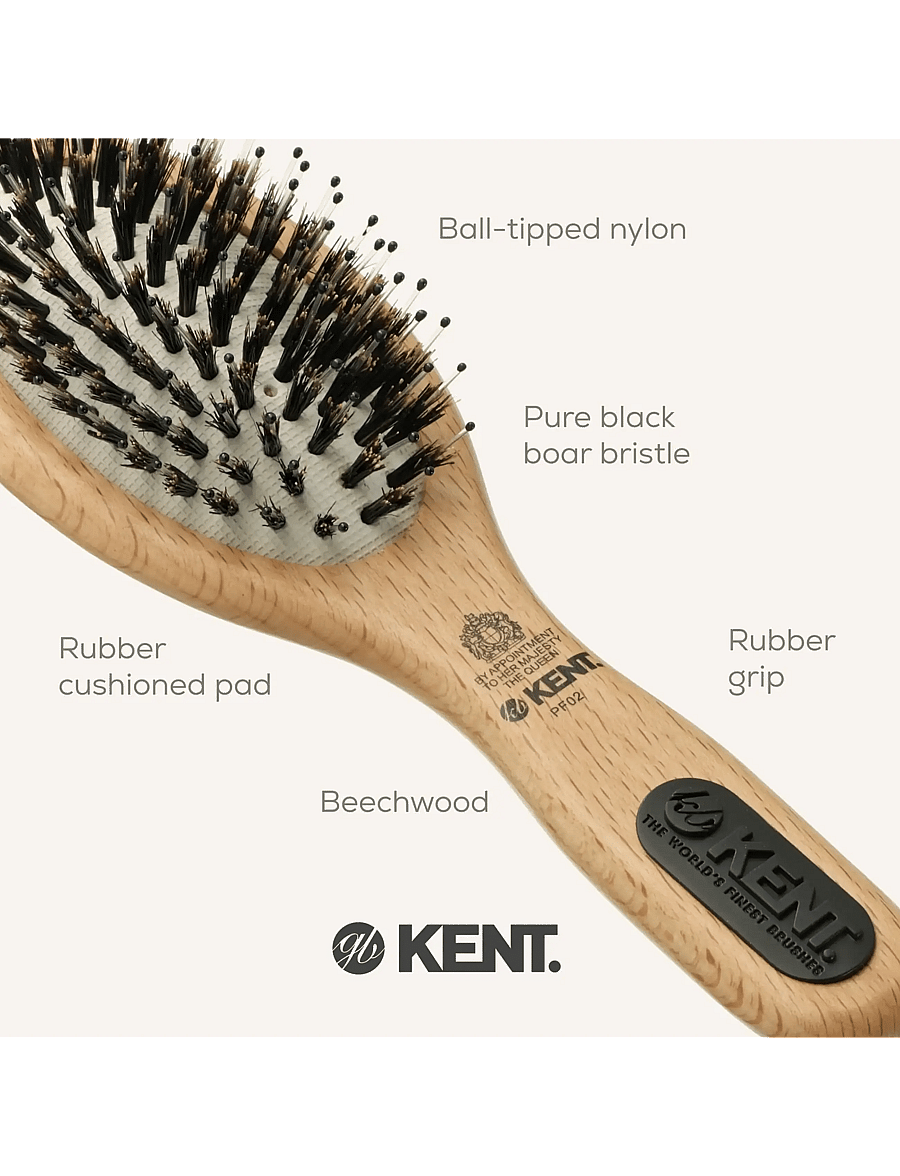 Kent Brushes - Small Porcupine Brush - kammat - brown - 3