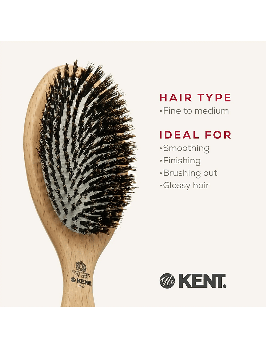Kent Brushes - Large Rubber Cushion Brush - paddelbørster - brown - 1