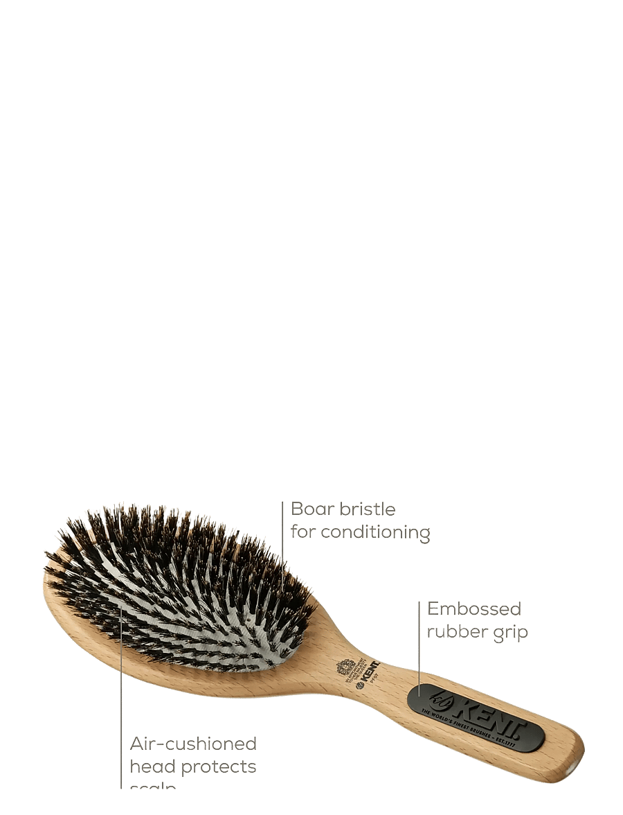 Kent Brushes - Large Rubber Cushion Brush - paddelbørster - brown - 3