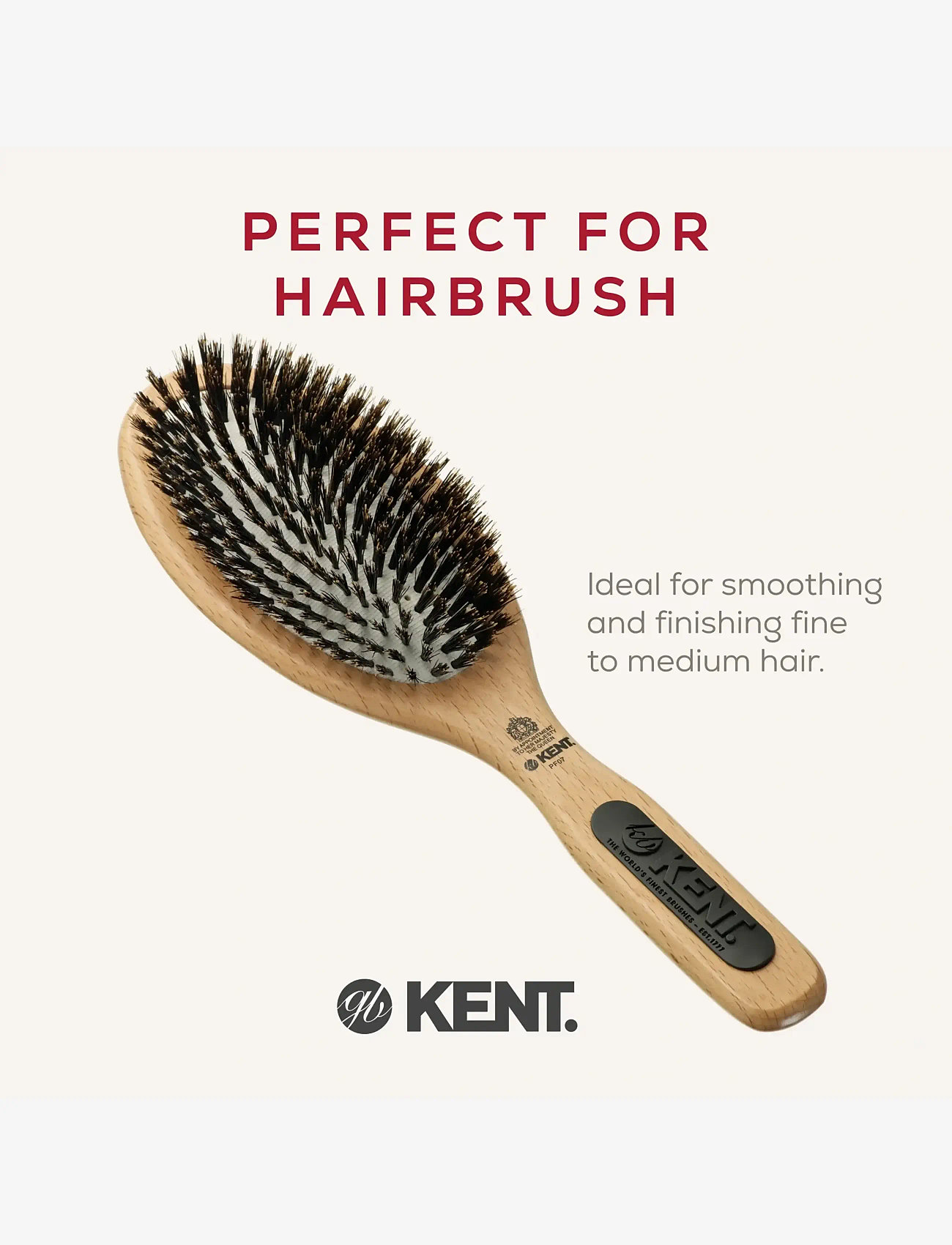 Kent Brushes - Large Rubber Cushion Brush - laveste priser - brown - 4