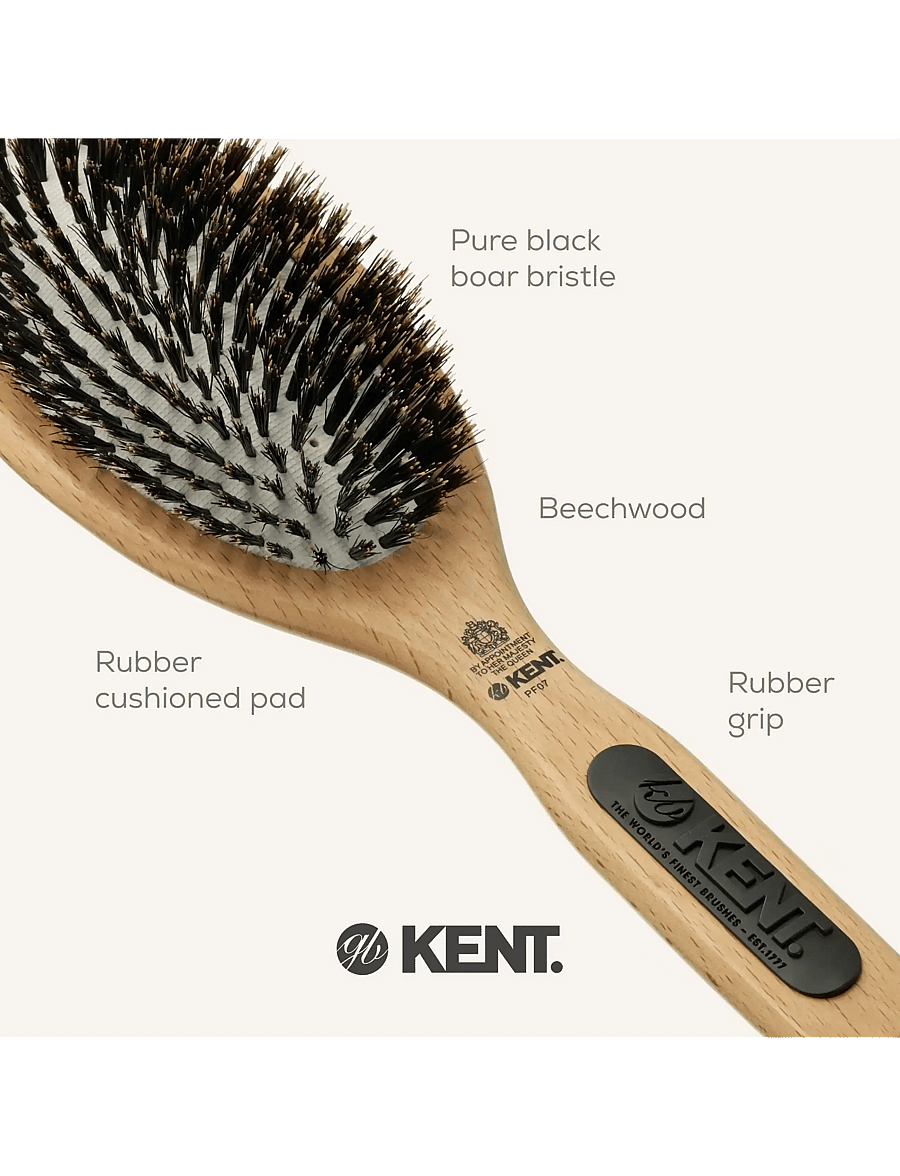 Kent Brushes - Large Rubber Cushion Brush - paddelbørster - brown - 5
