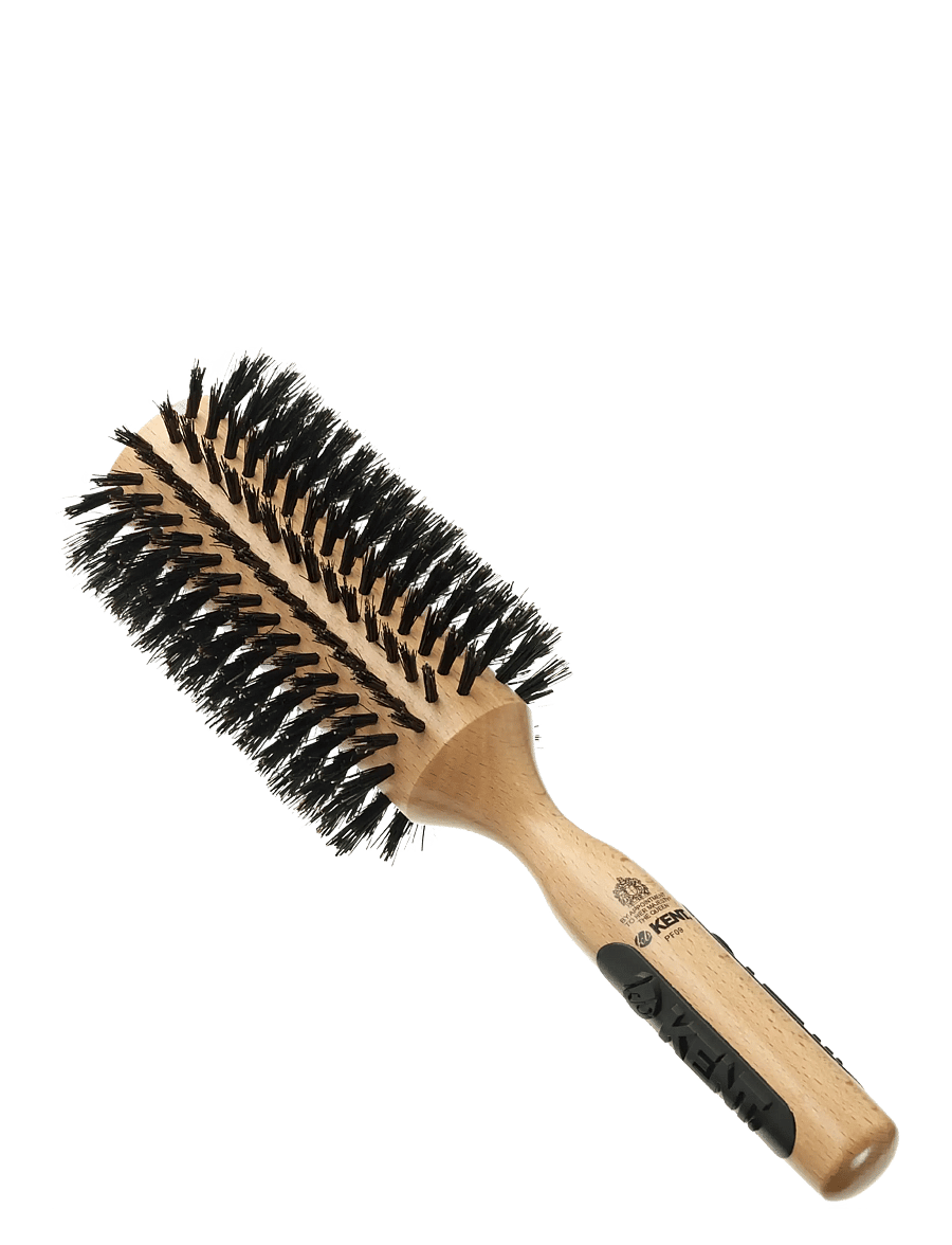 Kent Brushes - Extra large round boar bristle hair brush - runde børster - brown - 0
