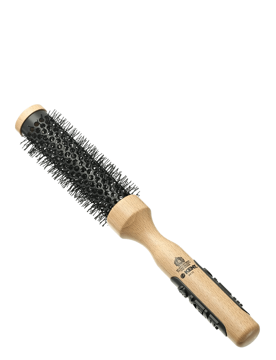 Kent Brushes - Small ceramic round blow-dry hair brush - rúllubursti - brown - 0