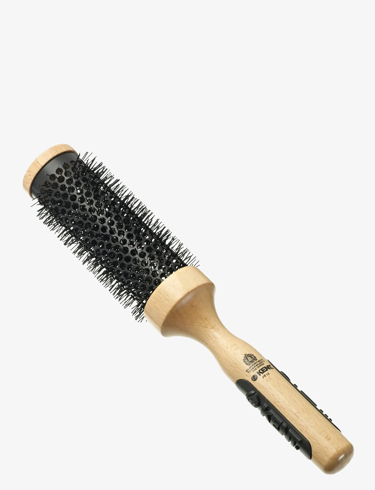 Kent Brushes - Big ceramic round blow-dry hair brush - rundbørste - brown - 0