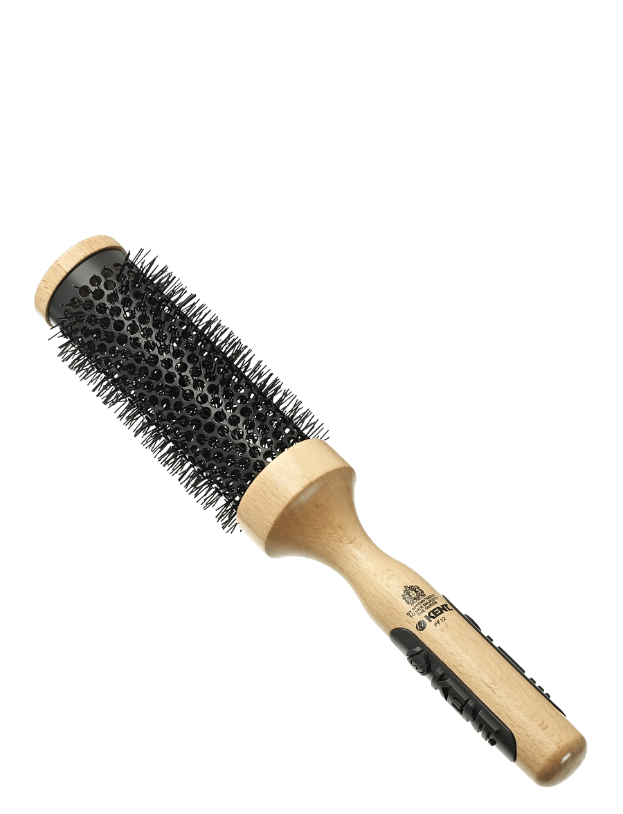 Kent Brushes - Big ceramic round blow-dry hair brush - rundborste - brown - 0