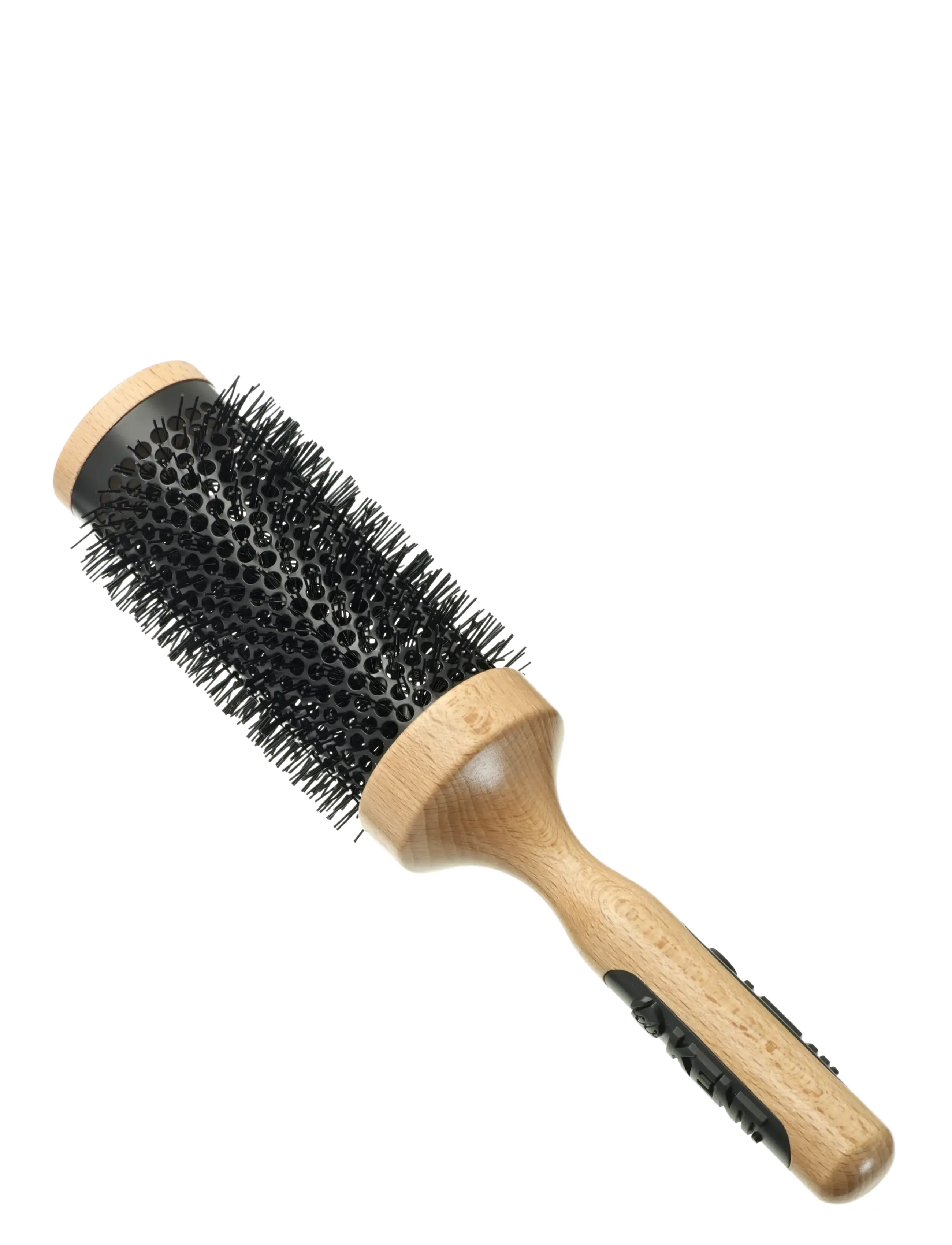 Kent Brushes Extra Big Ceramic Round Blow-Dry Hair Brush, Rund børste, Brun, Str: ONE SIZE