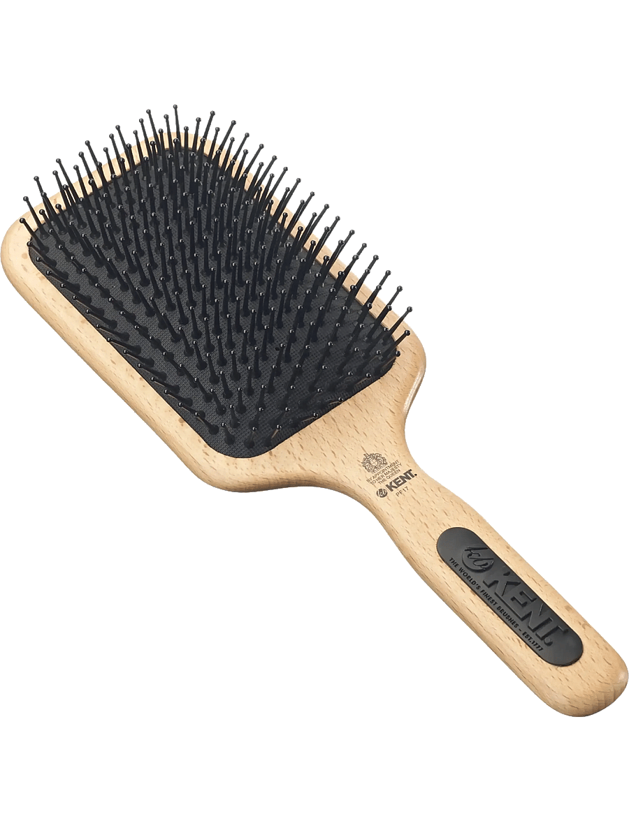 Kent Brushes - Airhedz Mega-phine Taming Paddle Brush - paddelbørster - brown - 0