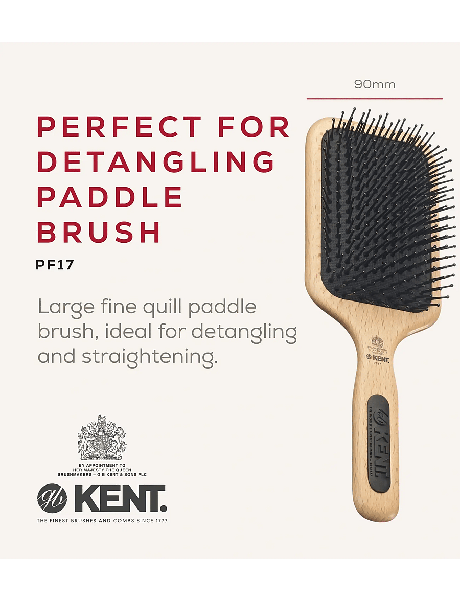 Kent Brushes - Airhedz Mega-phine Taming Paddle Brush - paddelbørster - brown - 4