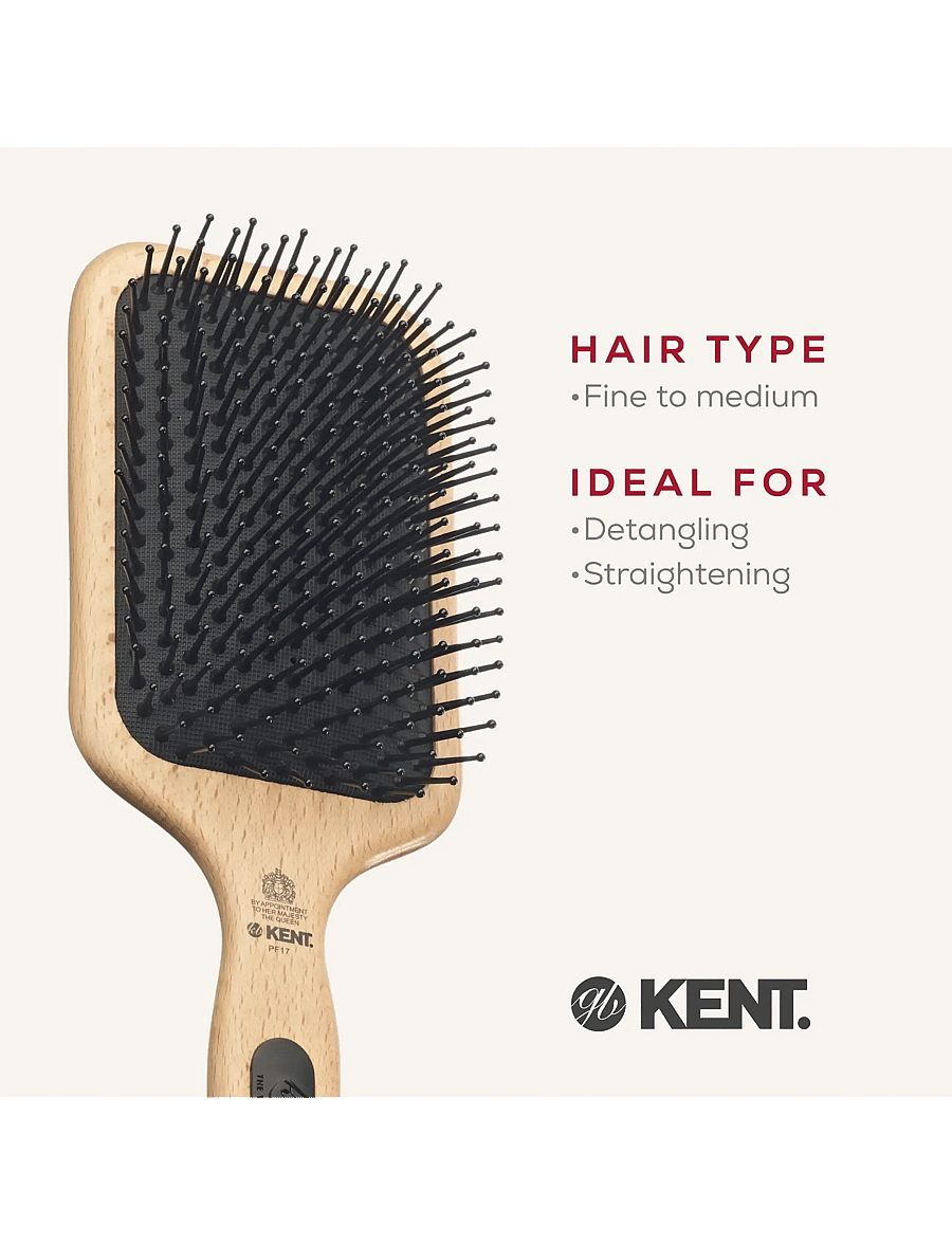 Kent Brushes - Airhedz Mega-phine Taming Paddle Brush - paddelbørster - brown - 5