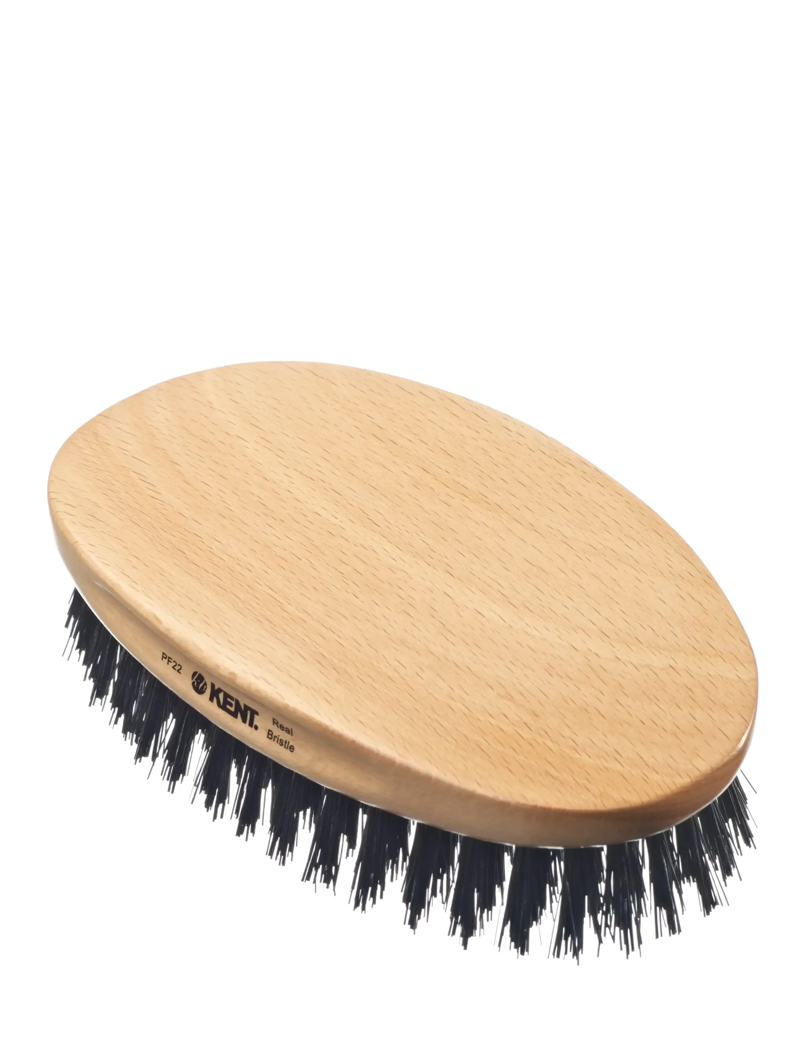 Kent Brushes Mens Mily Oval Beech Natural Bristle, Kam og børste, Str: ONE SIZE