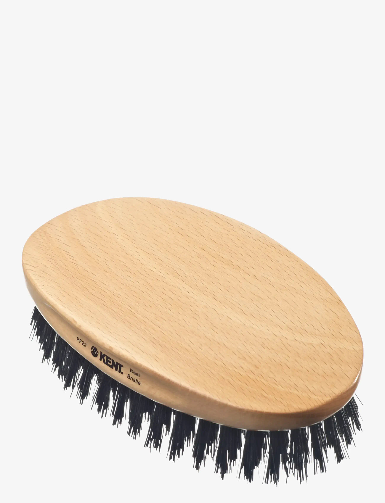 Kent Brushes - Mens Mily Oval Beech Natural Bristle - hårbørster & kamme - brown - 0