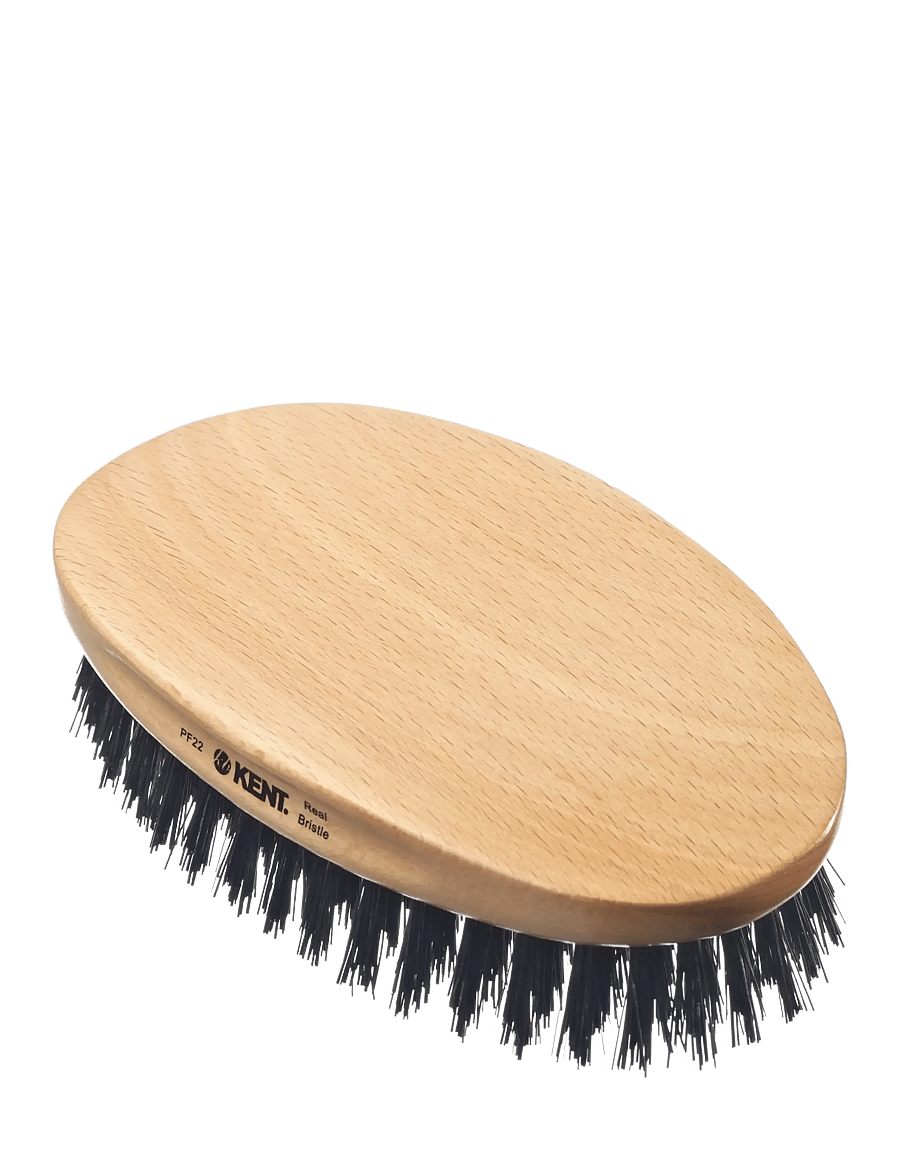 Kent Brushes - Mens Mily Oval Beech Natural Bristle - burstar & greiður - brown - 0