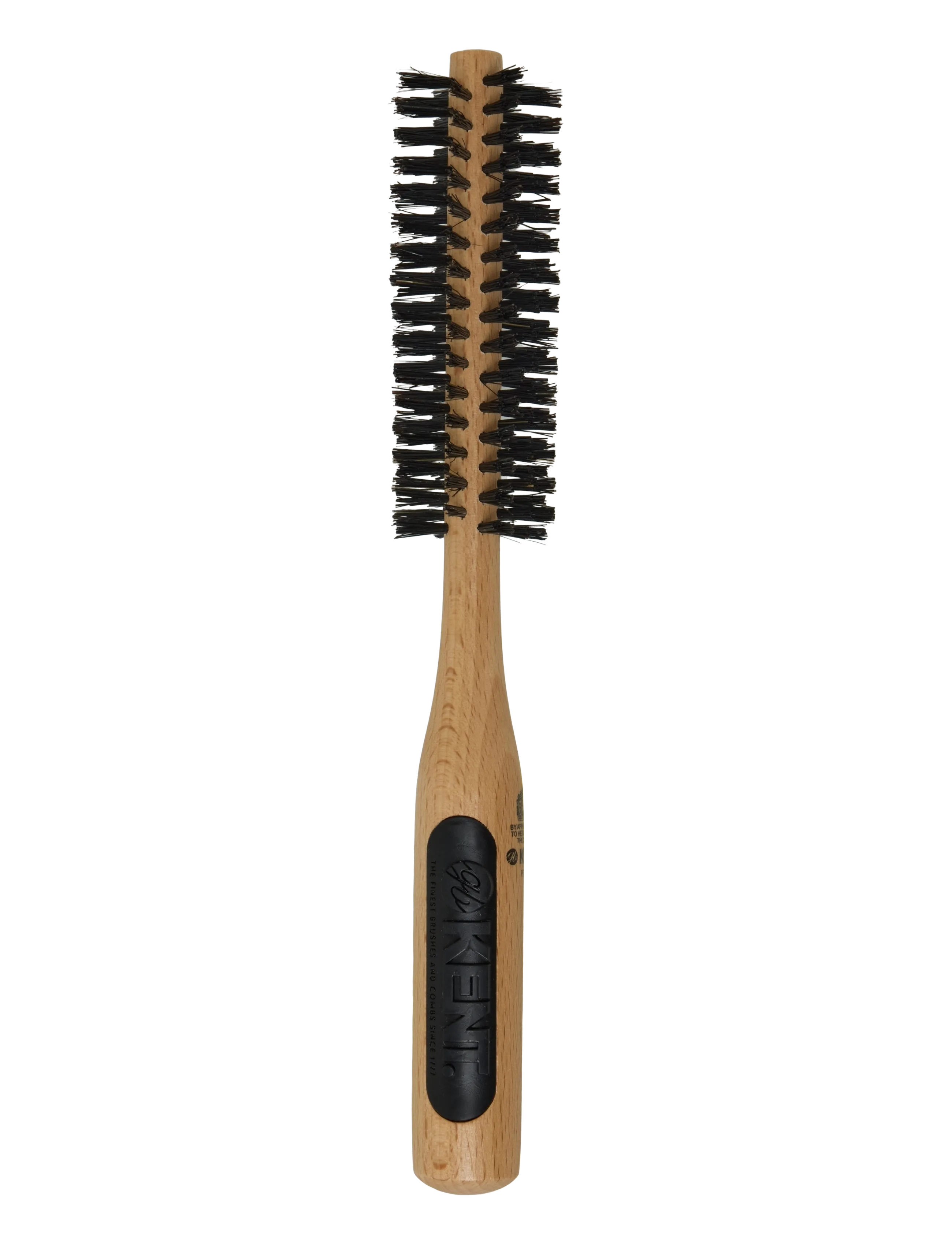Kent Brushes Micro Round Volume Brush, Rund børste, Brun, Str: ONE SIZE