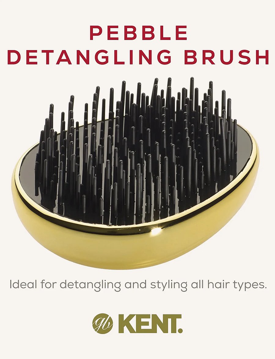 Kent Brushes - Pebble Detangling Brush in Gold - udredningsbørster - gold - 5