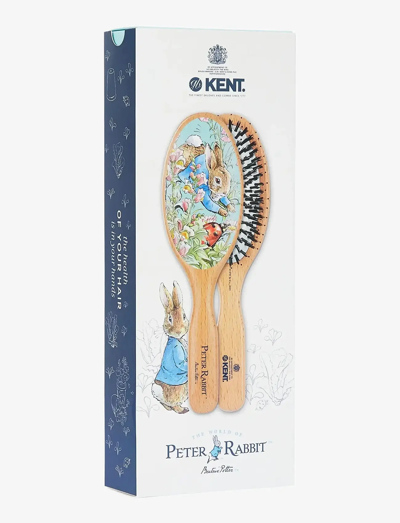 Kent Brushes - Peter Rabbit Grooming Brush - hårbørster - brown - 3
