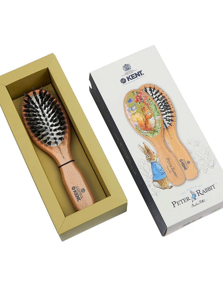 Kent Brushes - Peter Rabbit Mini Grooming Brush - hárbrustar og greiður - brown - 0