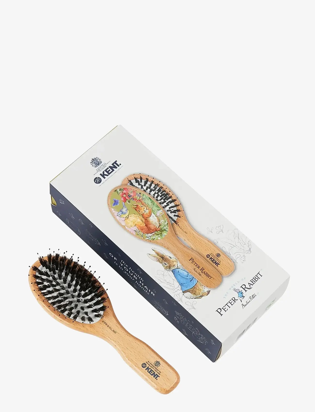 Kent Brushes - Peter Rabbit Mini Grooming Brush - hårbørster - brown - 5