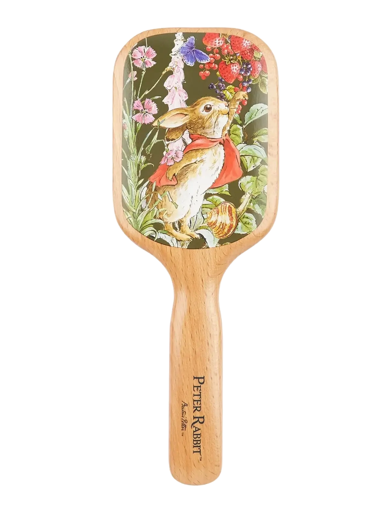 Kent Brushes Peter Rabbit Paddle Brush, One Size, Brown, Hårtilbehør > Hårbørste, Børn